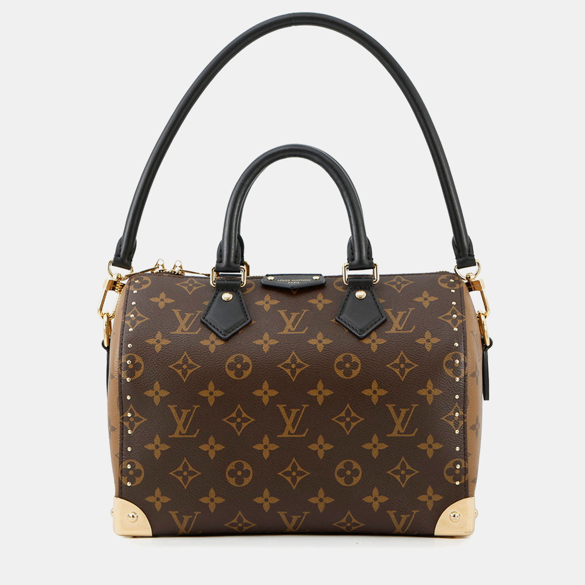 

Louis Vuitton Speedy Trunk Noir Monogram Monogram Reverse Canvas Size, Brown