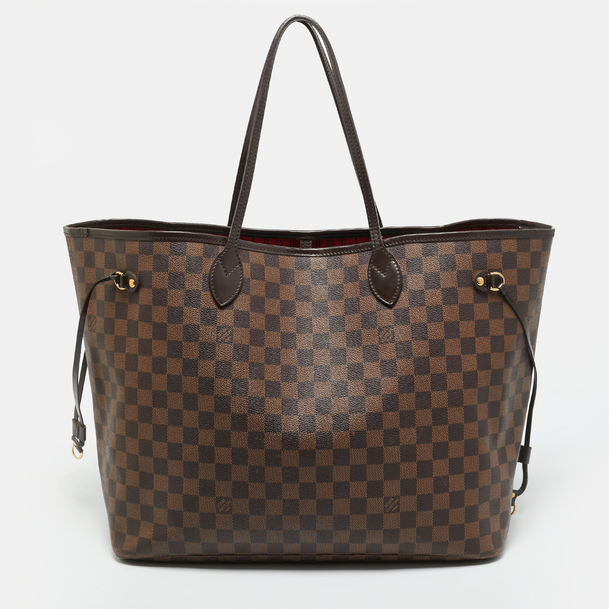 

Louis Vuitton Damier Ebene Canvas Neverfull GM Bag, Brown