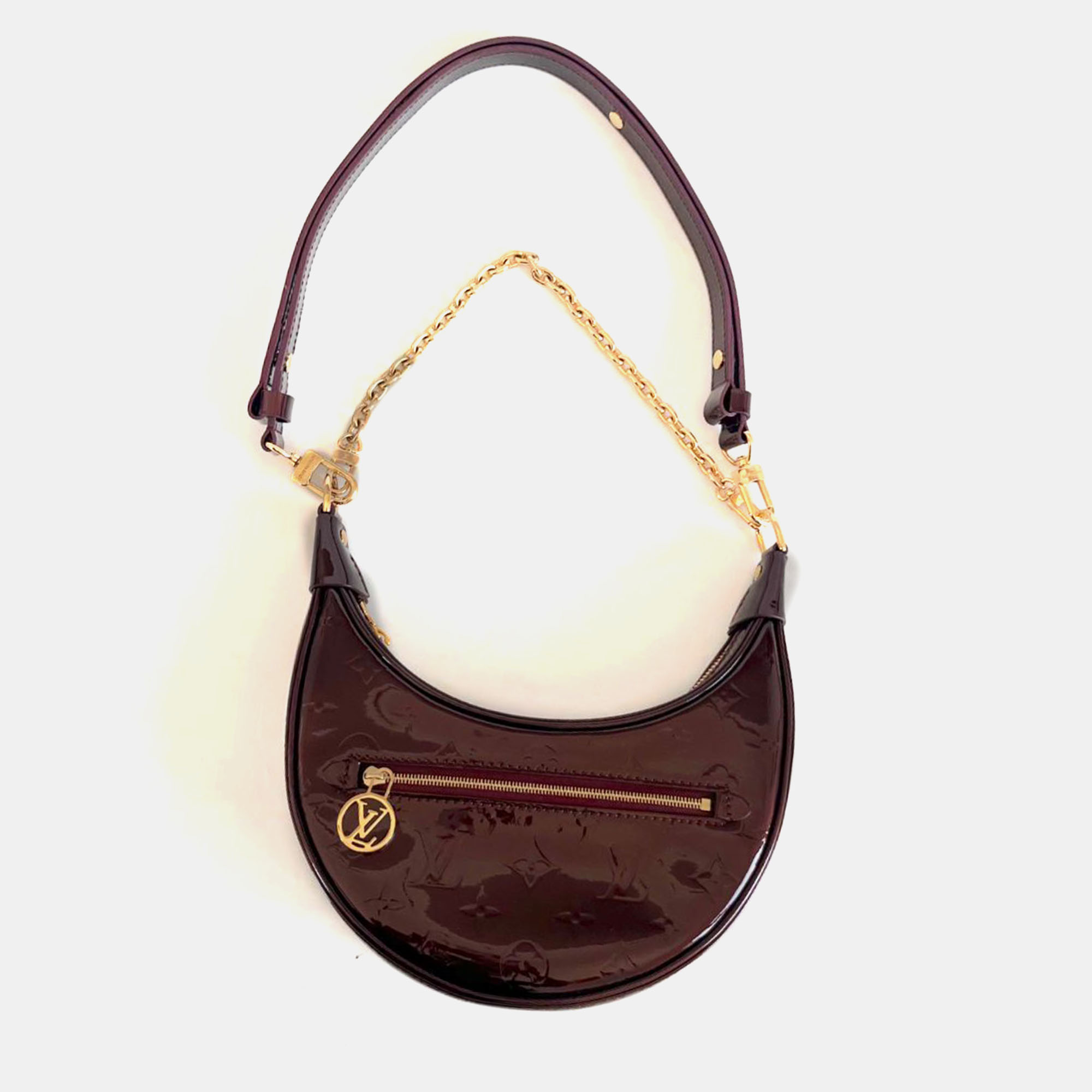 

Louis Vuitton Burgundy Vernis Monogram Loop Shoulder Bag