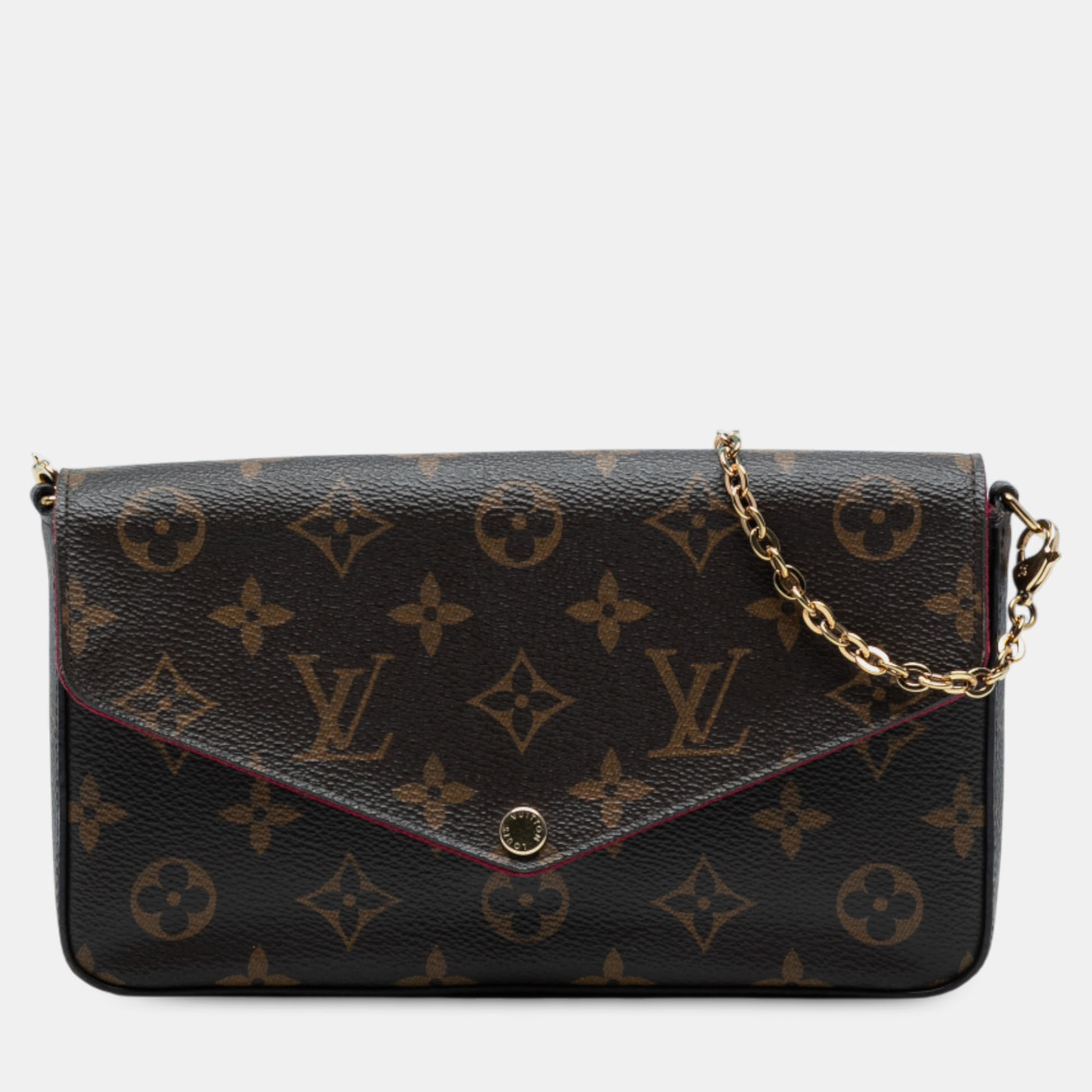 

Louis Vuitton Brown Monogram Pochette Felicie