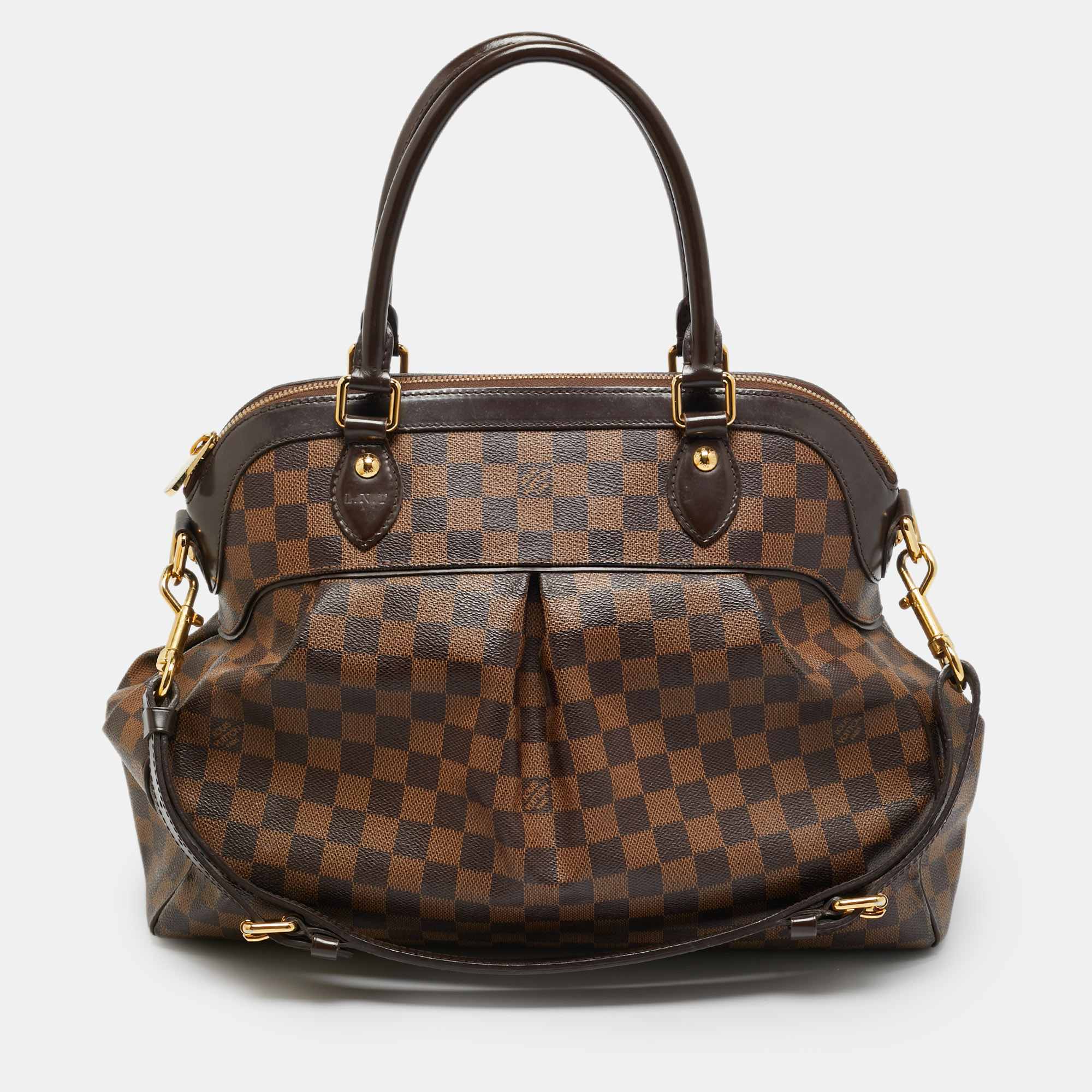 

Louis Vuitton Trevi GM Damier Ebene Canvas Bag, Brown