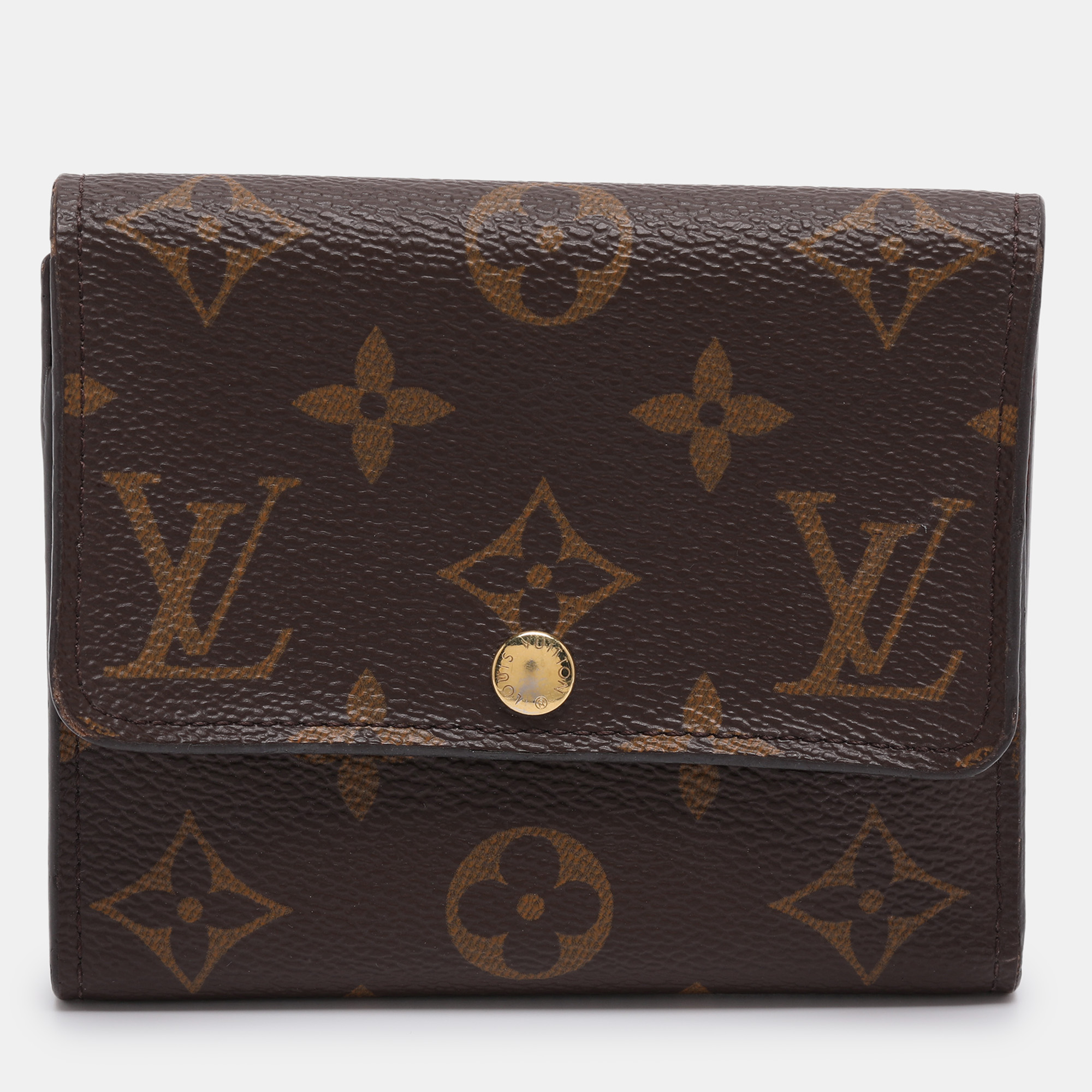 

Louis Vuitton Anais Monogram Canvas Trifold Wallet, Brown