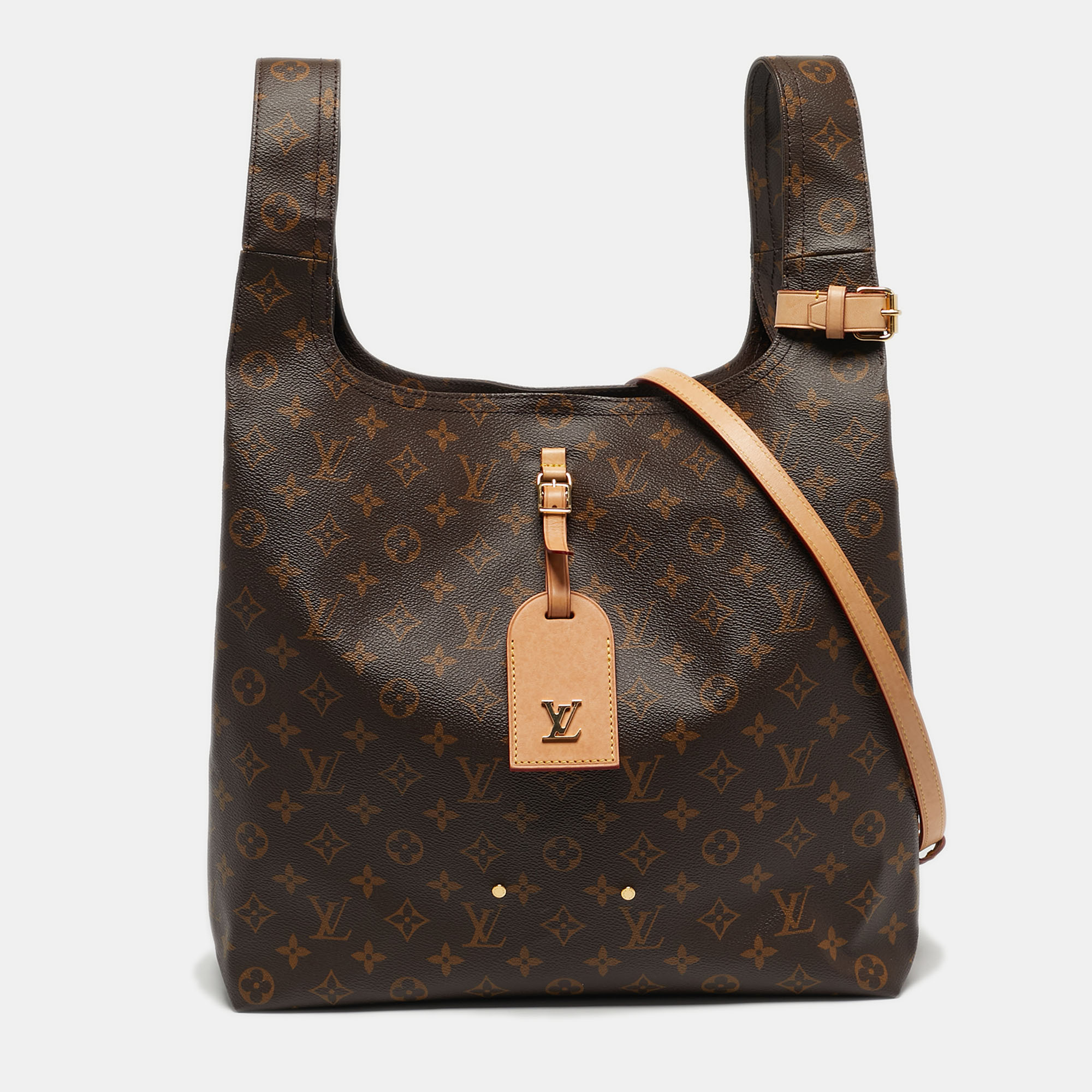 

Louis Vuitton Atlantis GM Monogram Canvas Hobo, Brown