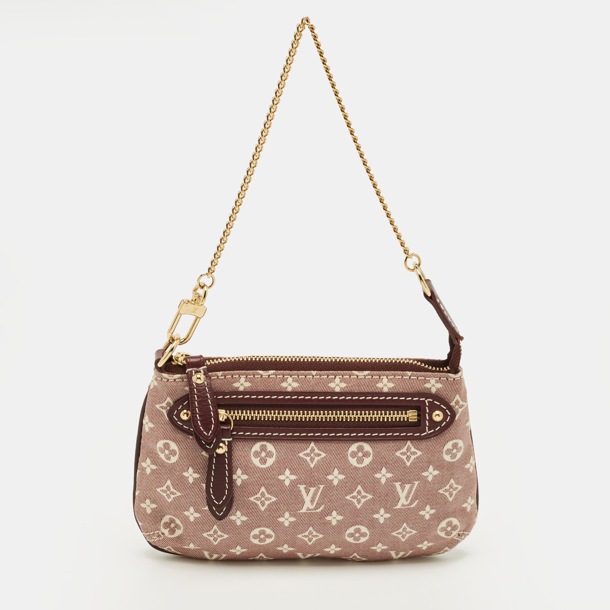 

Louis Vuitton Pochette Mini Fusain Monogram Idylle Accessoires, Brown