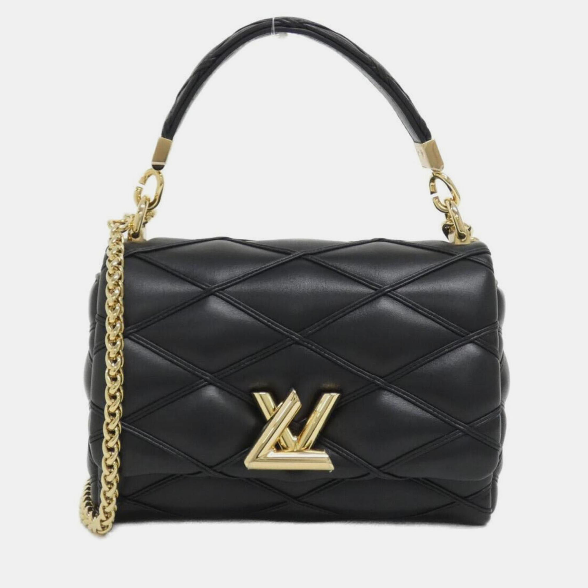 

Louis Vuitton Maltage Pattern Go-14 Pm Shoulder Bag, Black