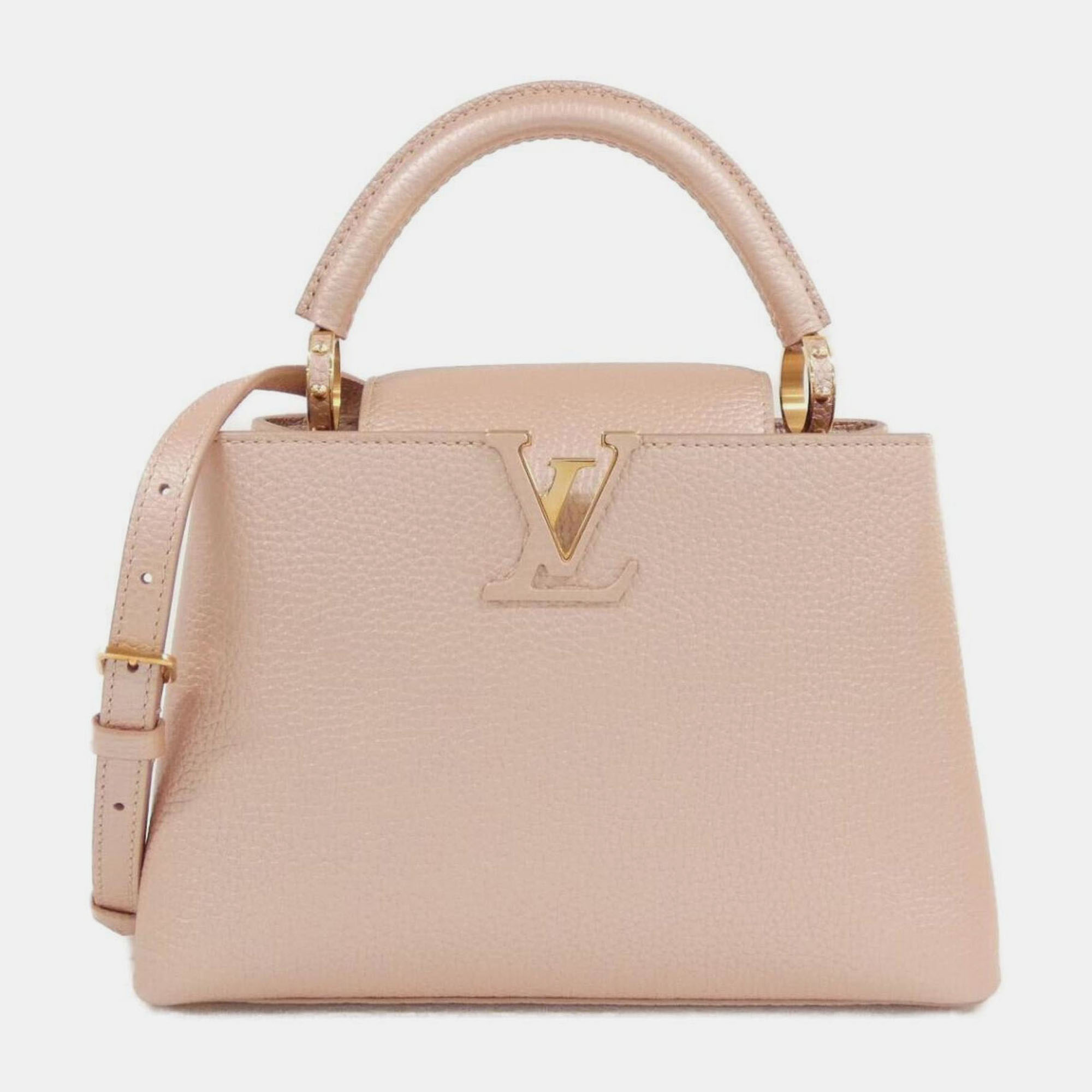 

Louis Vuitton Capucines Bb Handbag, Pink