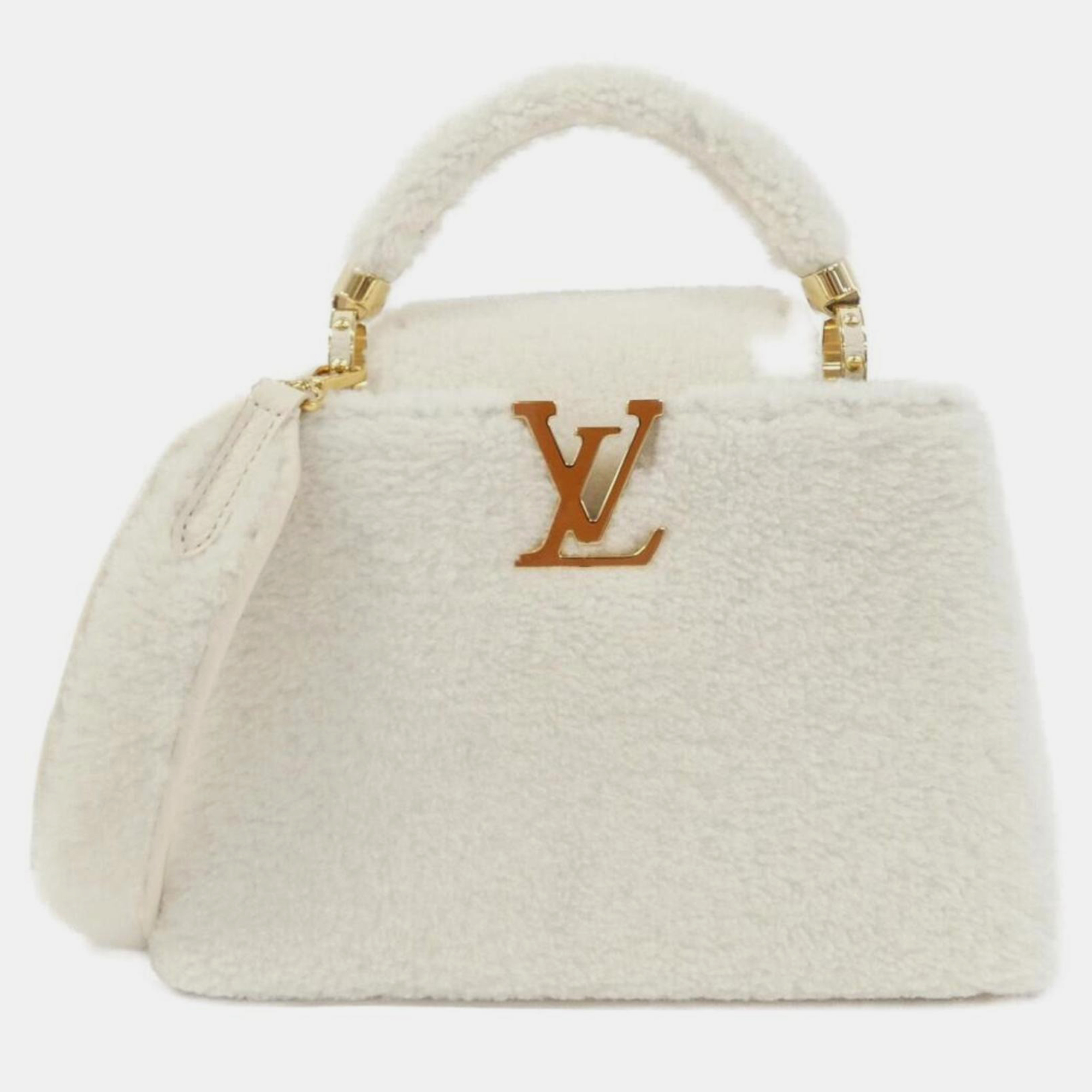 

Louis Vuitton Capucines Bb Handbag, White