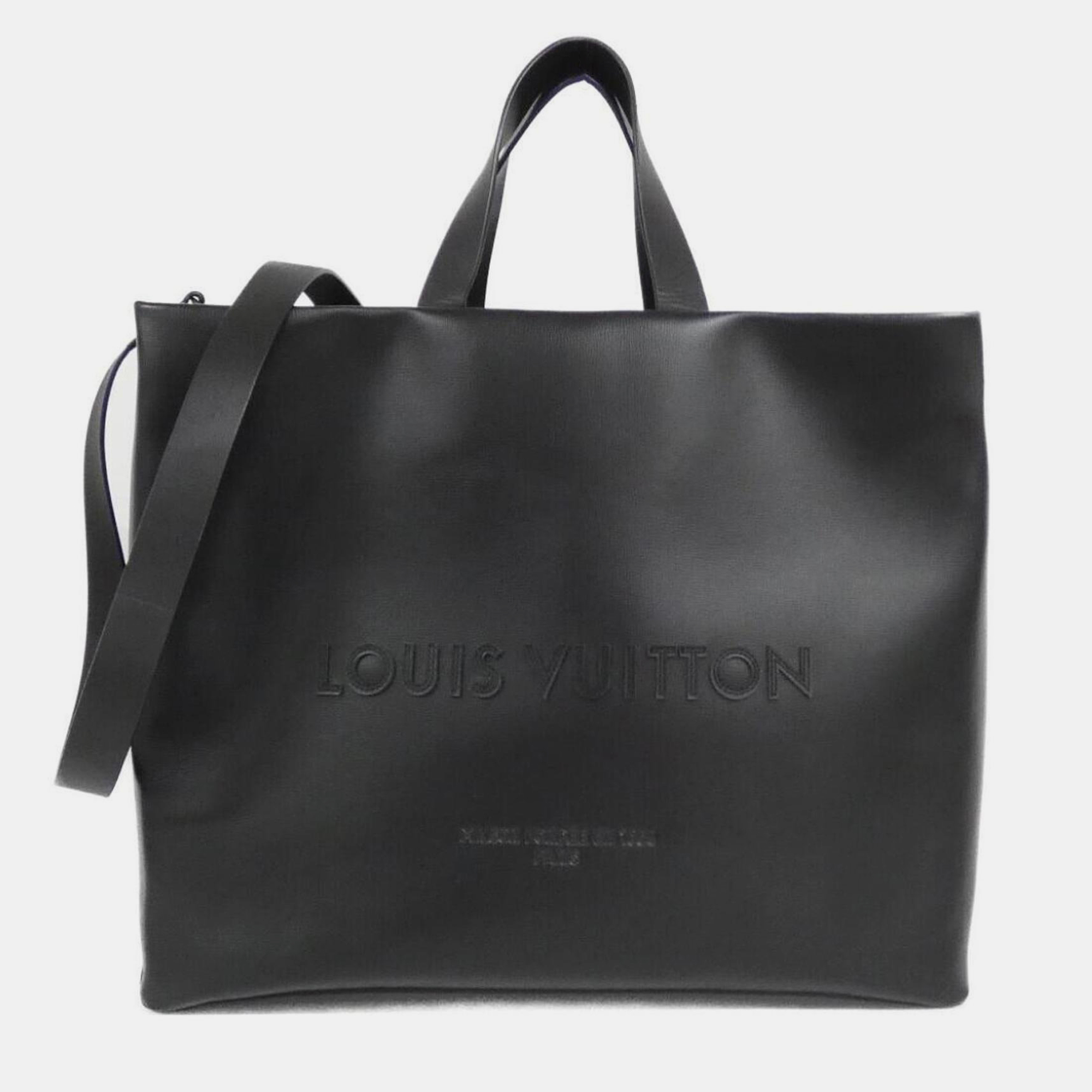

Louis Vuitton Shopper Tote Mm Handbag, Black