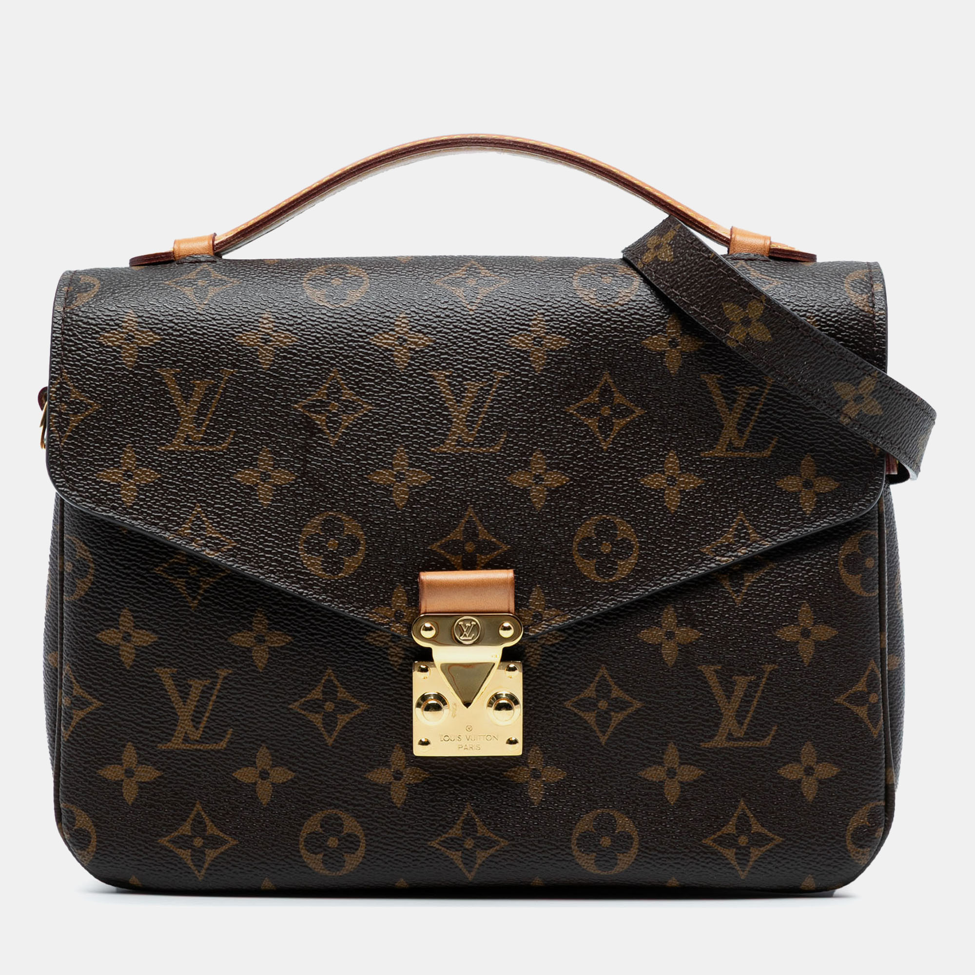 

Louis Vuitton Brown Monogram Pochette Metis