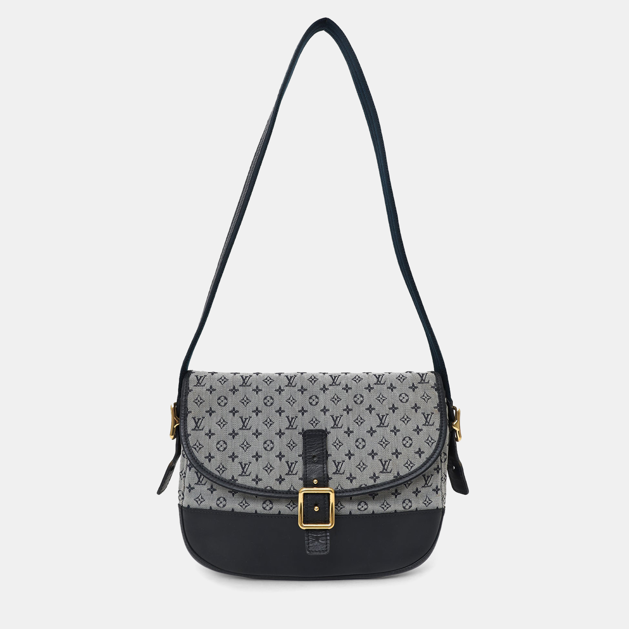 

Louis Vuitton 2004 Navy/Grey Monogram Canvas Mini Lin Belanger Bag
