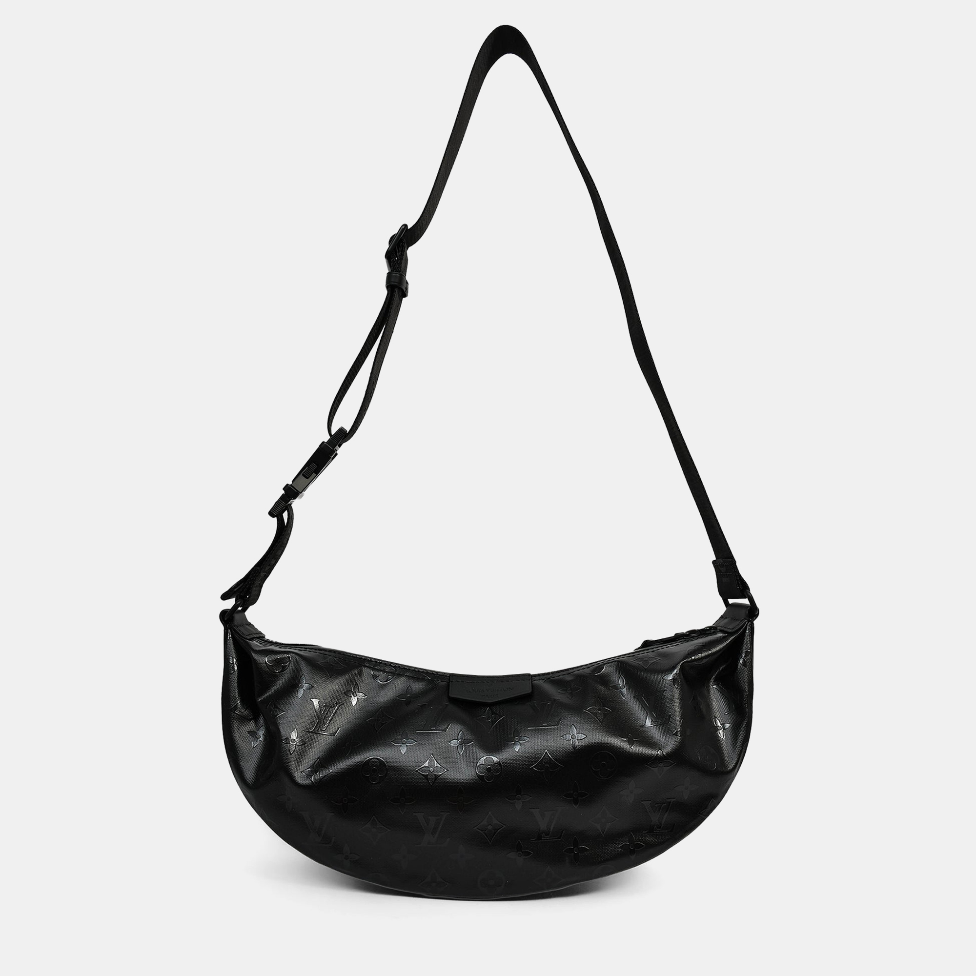 

Louis Vuitton Black Patent Monogram Storm Hamac Bag