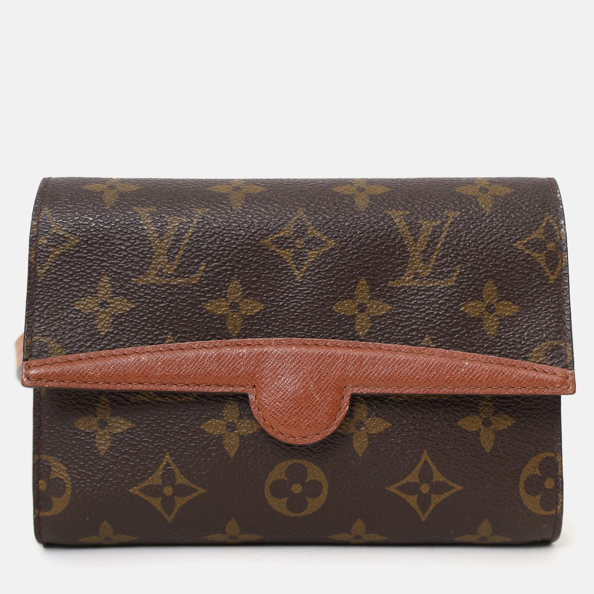 

Louis Vuitton 1993 Monogram Pochette Ceinture Arche Belt Bag, Brown