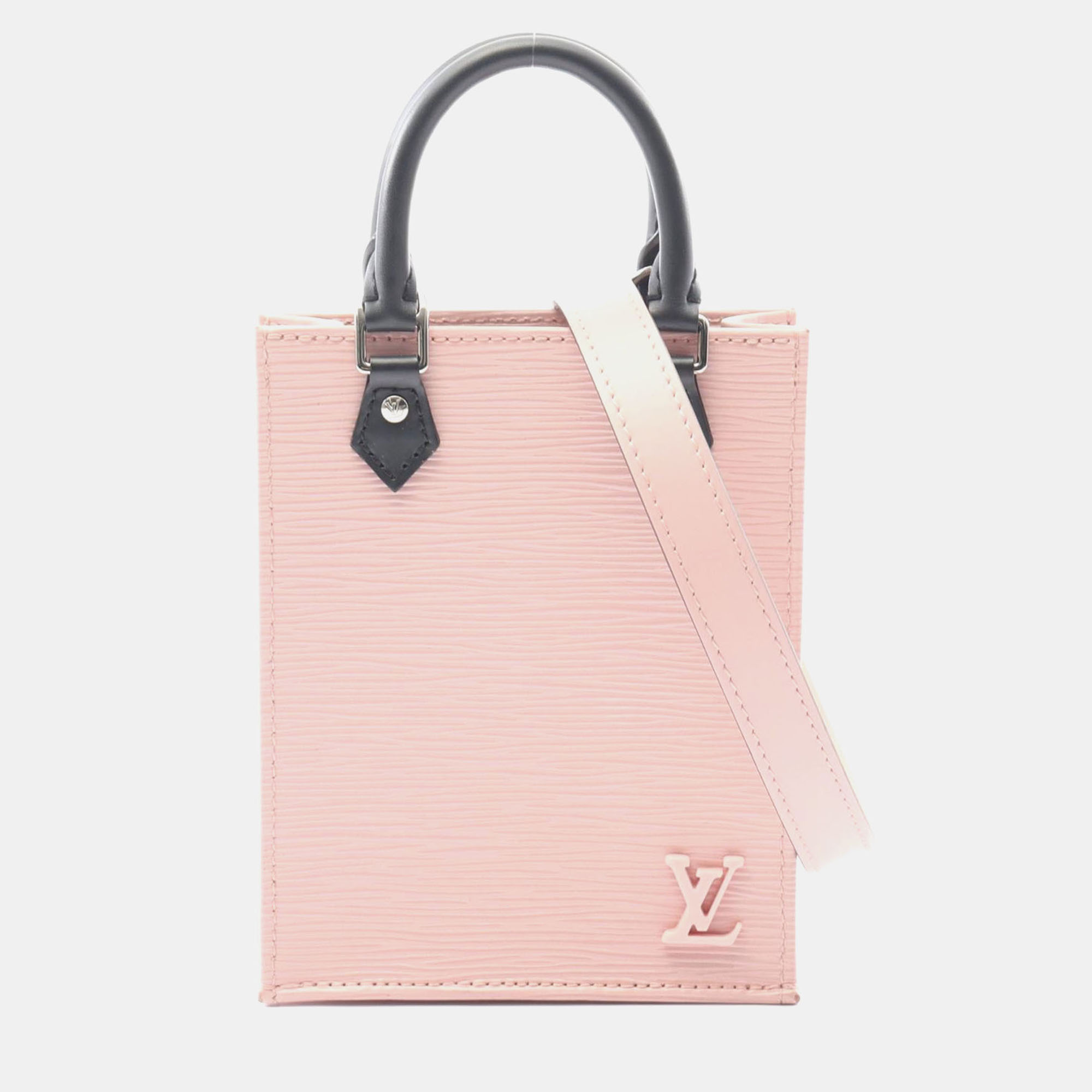

Louis Vuitton Petit Sac Plat Rose Valerine Epi Leather Crossbody Bag, Pink