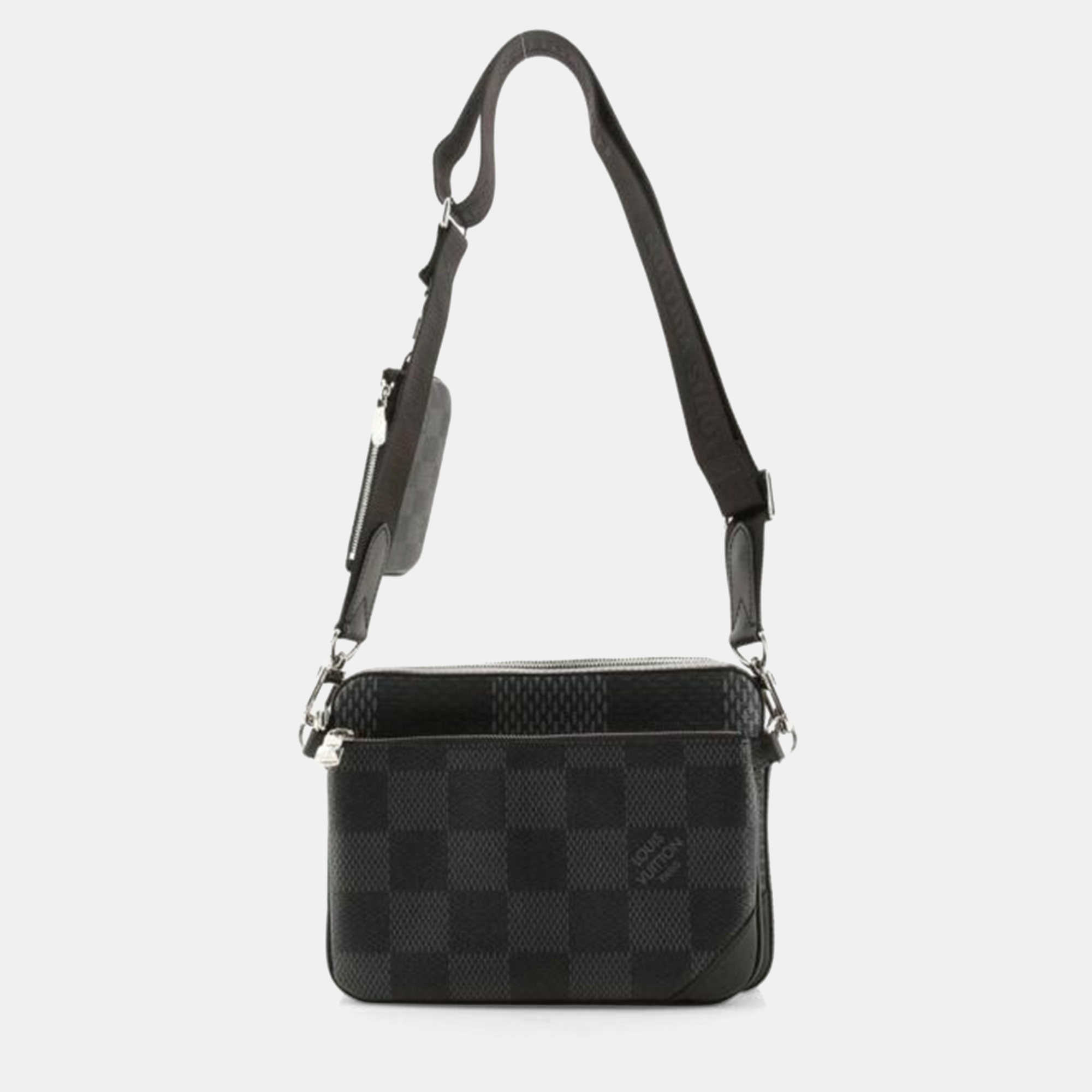 

Louis Vuitton Trio Messenger Damier Graphite Canvas Crossbody Bag, Black
