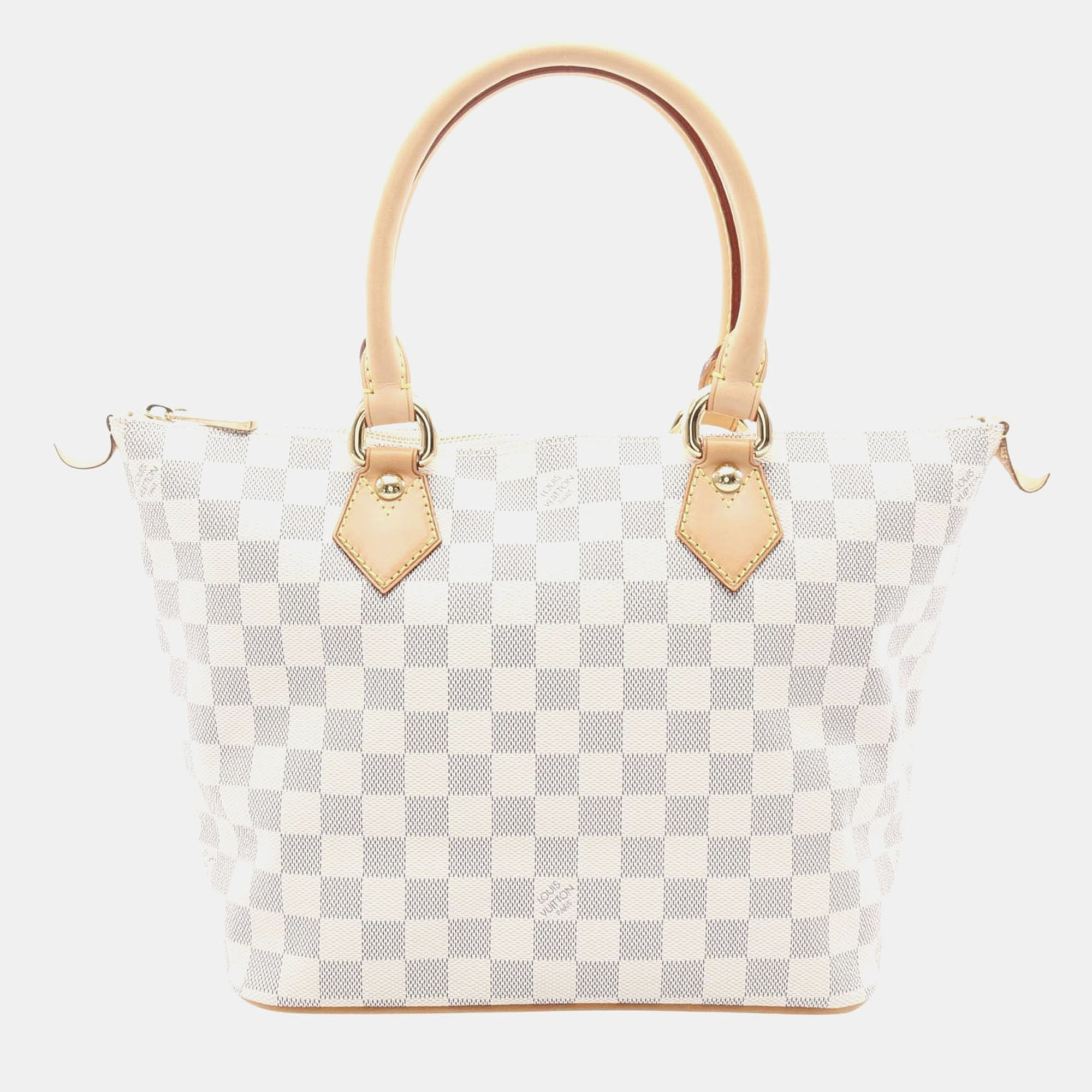 Click to view more detailed imagery on our partner's website Pre-owned Louis Vuitton Saleya White Damier Azur Coated Canvas Tote Bag