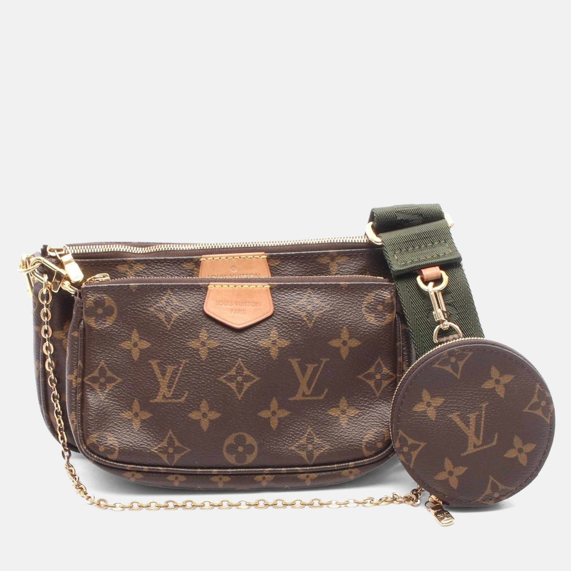 

Louis Vuitton Multi Pochette Accessoires Monogram Canvas Shoulder Bag, Brown