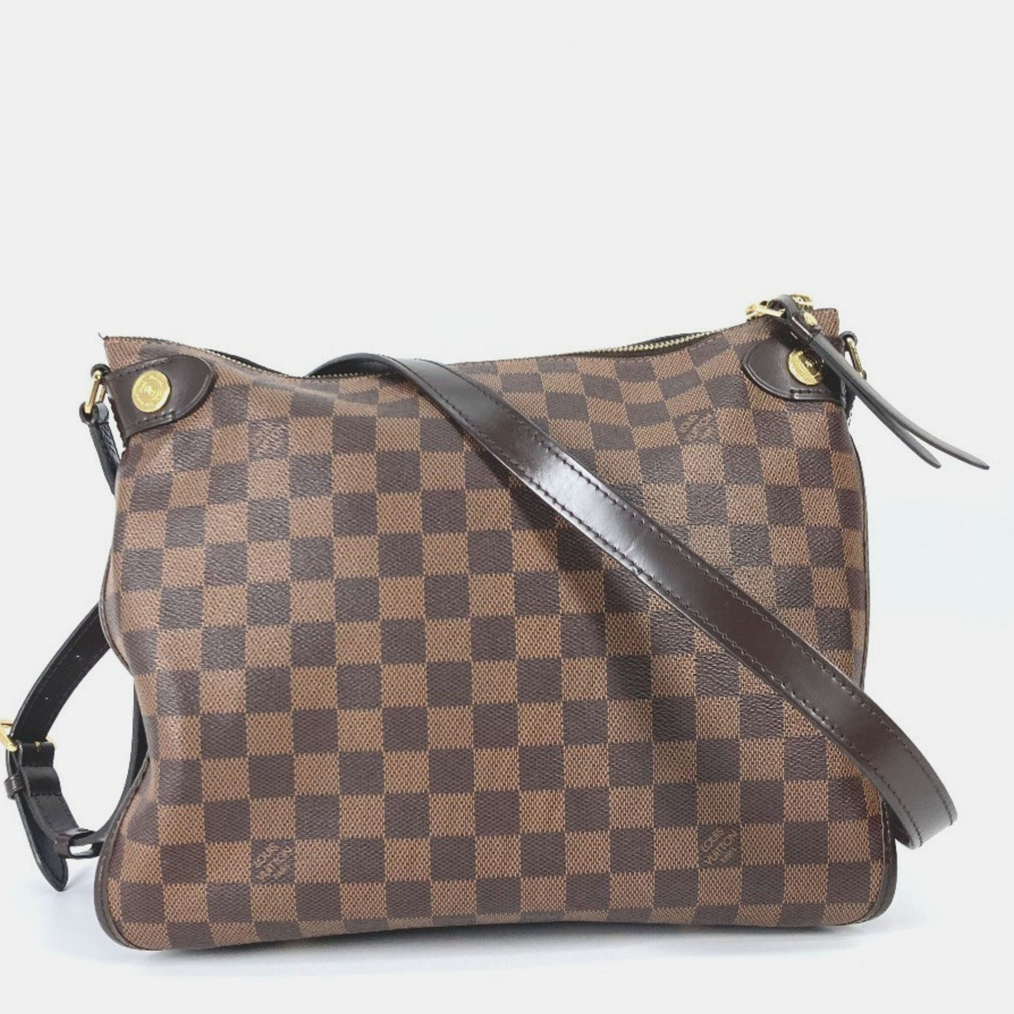 

Louis Vuitton Damier Duomo Shoulder Bag Canvas Ebene Brown