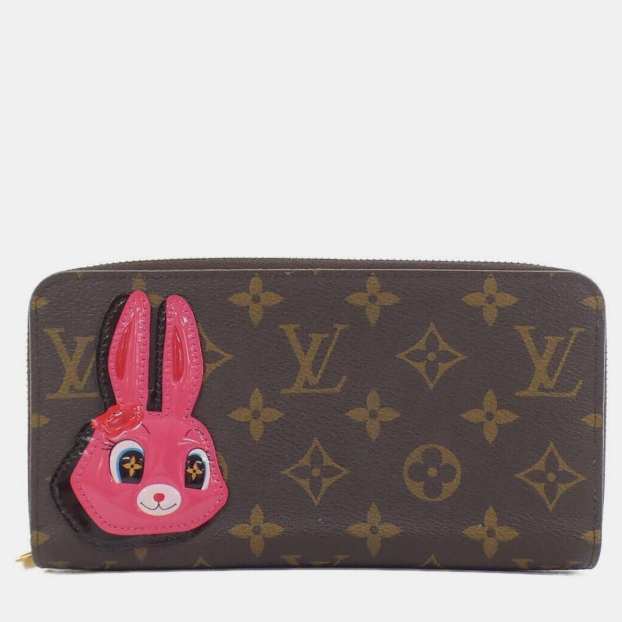 

Louis Vuitton Monogram Animogram Zippy Wallet, Brown