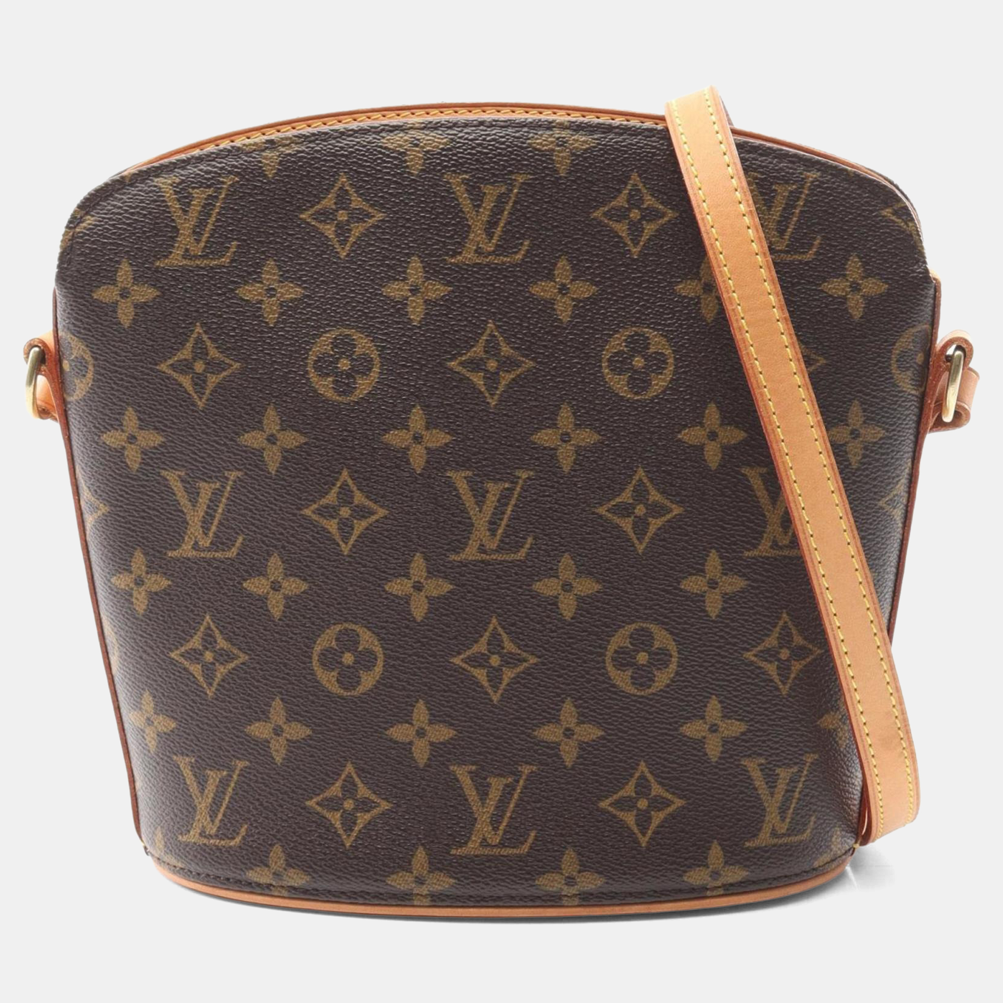 

Louis Vuitton Drouot Shoulder Bag Coated Canvas And Leather Monogram Brown