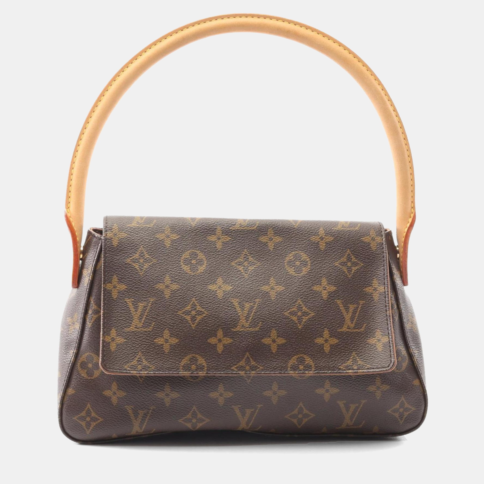 

Louis Vuitton Mini Looping Handbag Coated Canvas And Leather Monogram Brown