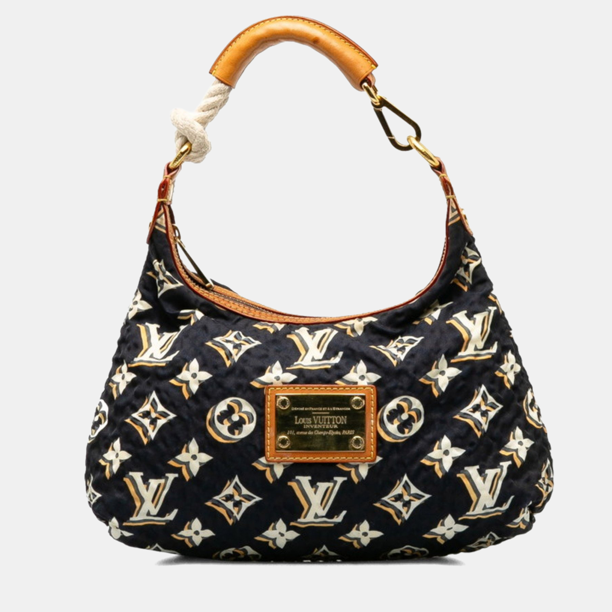 

Louis Vuitton Monogram Cruise Bulle Pm Shoulder Bag Marine Navy Nylon Leather, Navy blue