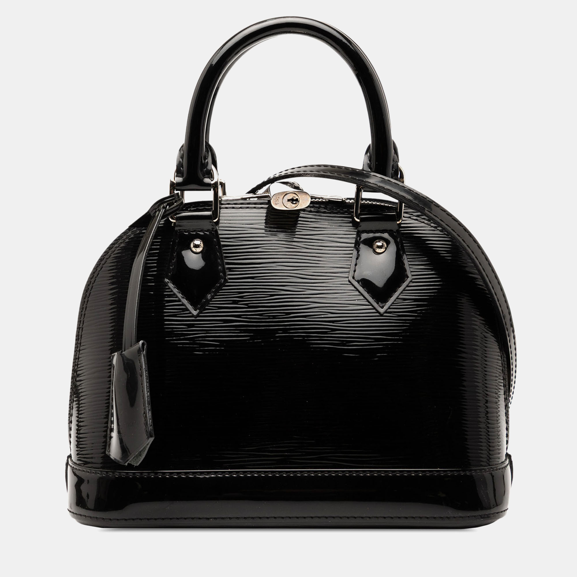 Pre-owned Louis Vuitton Black Electric Epi Alma Bb