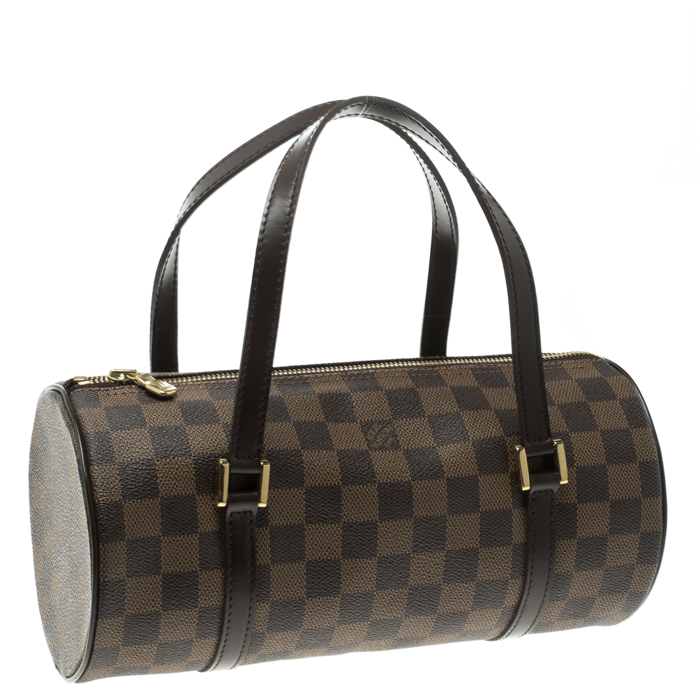 Shop for Louis Vuitton Damier Ebene Canvas Leather Papillon 26 cm Bag -  Shipped from USA