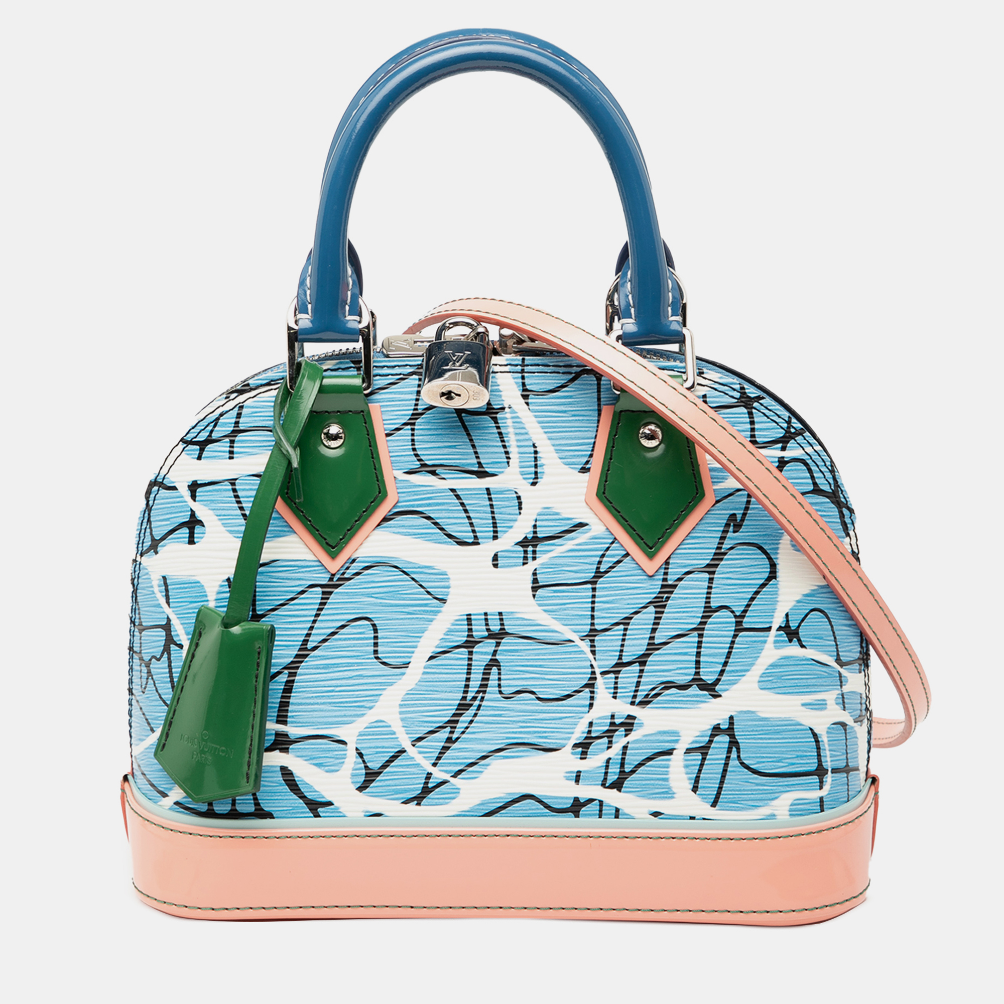 

Louis Vuitton Blue Epi Aqua Alma BB