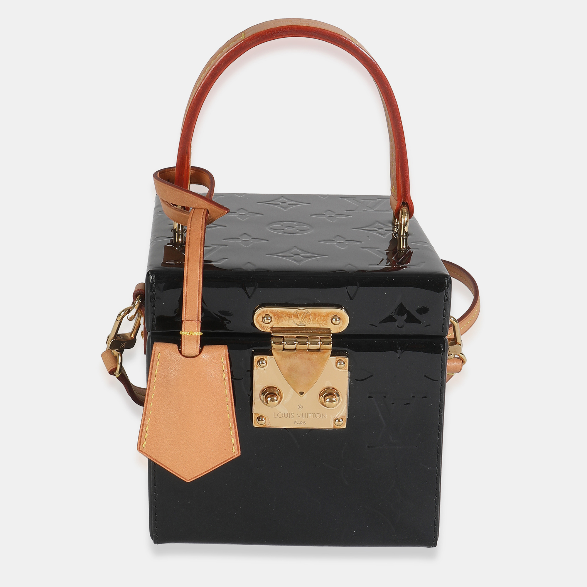 

Louis Vuitton Black Monogram Vernis Bleecker Box