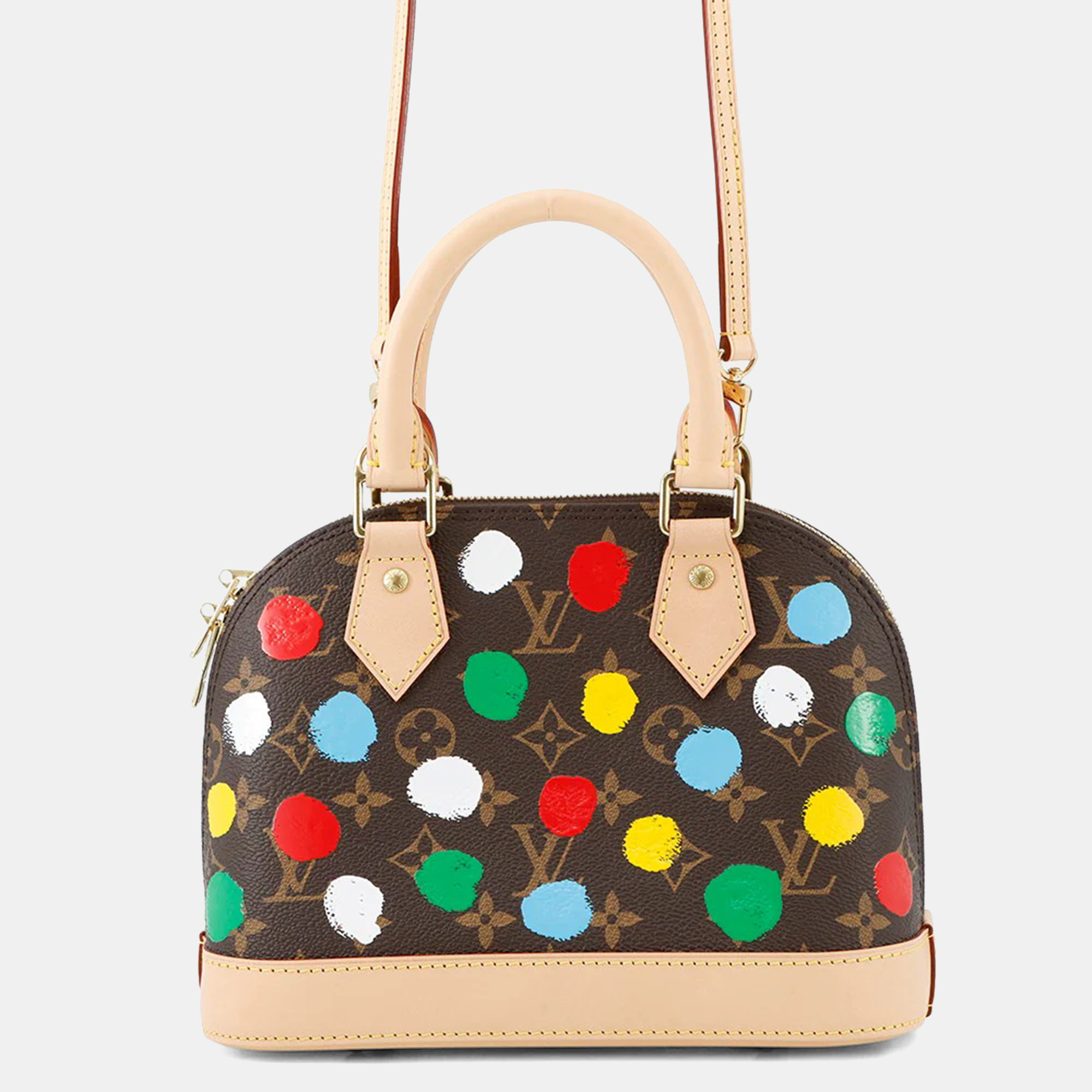 

Louis Vuitton Yk Alma Bb Brown Monogram Painted Dot