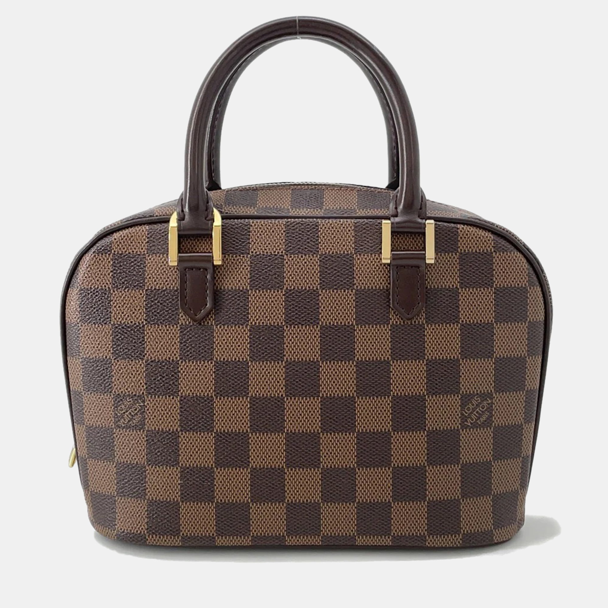 

Louis Vuitton Sarria Mini Red Damier Ebene Canvas, Brown