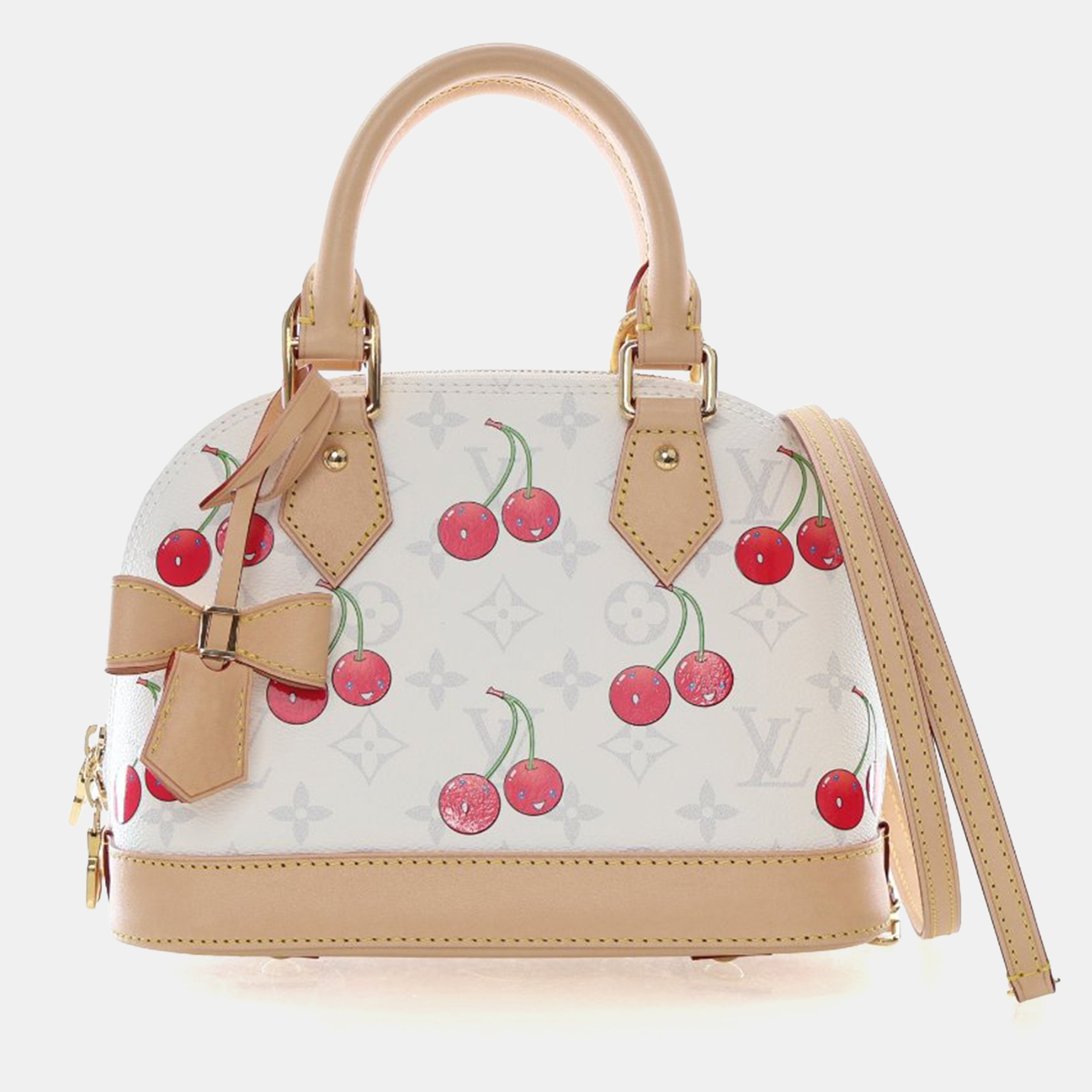 

Louis Vuitton x Takashi Murakami Cherry Alma BB, Beige