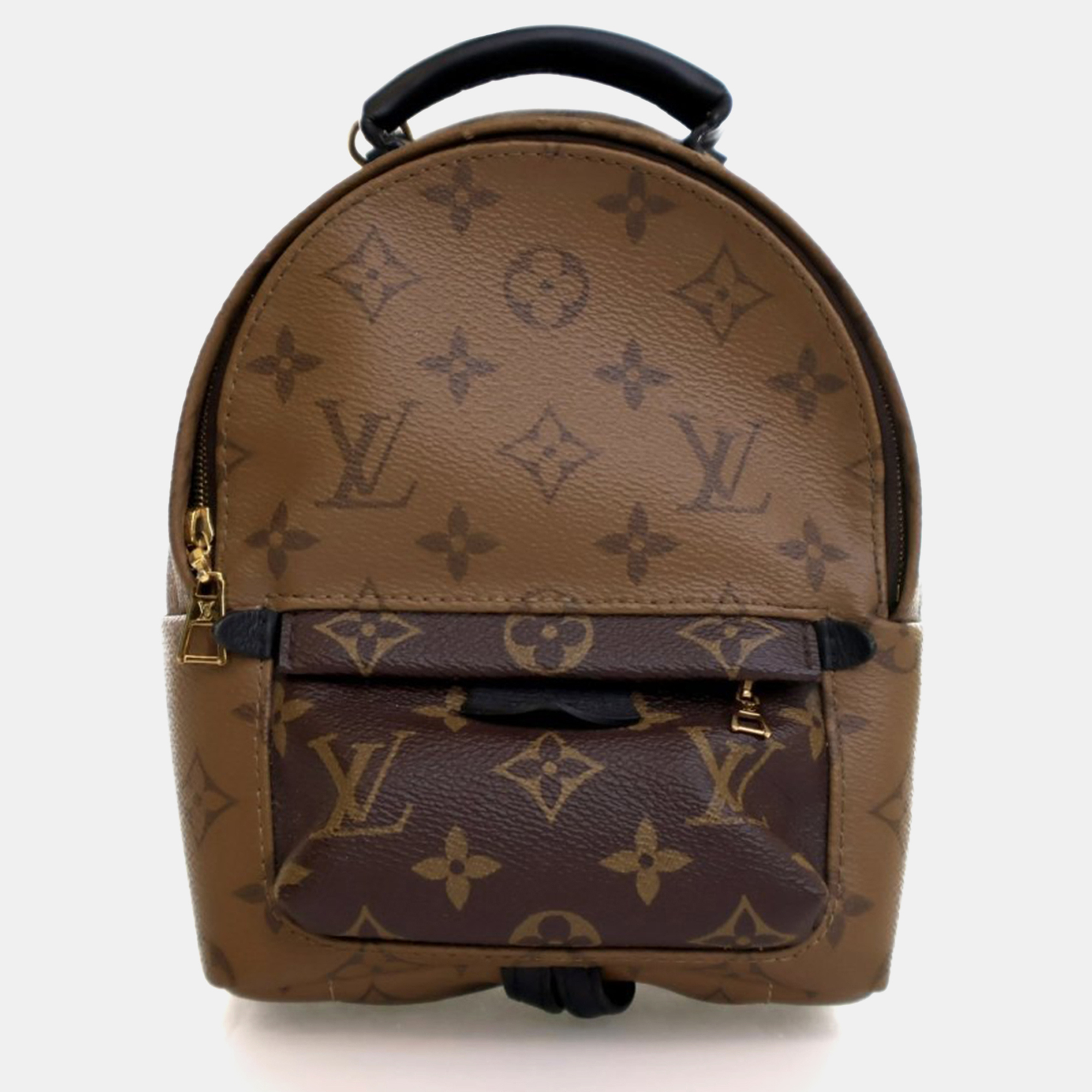 

Louis Vuitton Reverse Monogram Palm Springs MinI, Brown