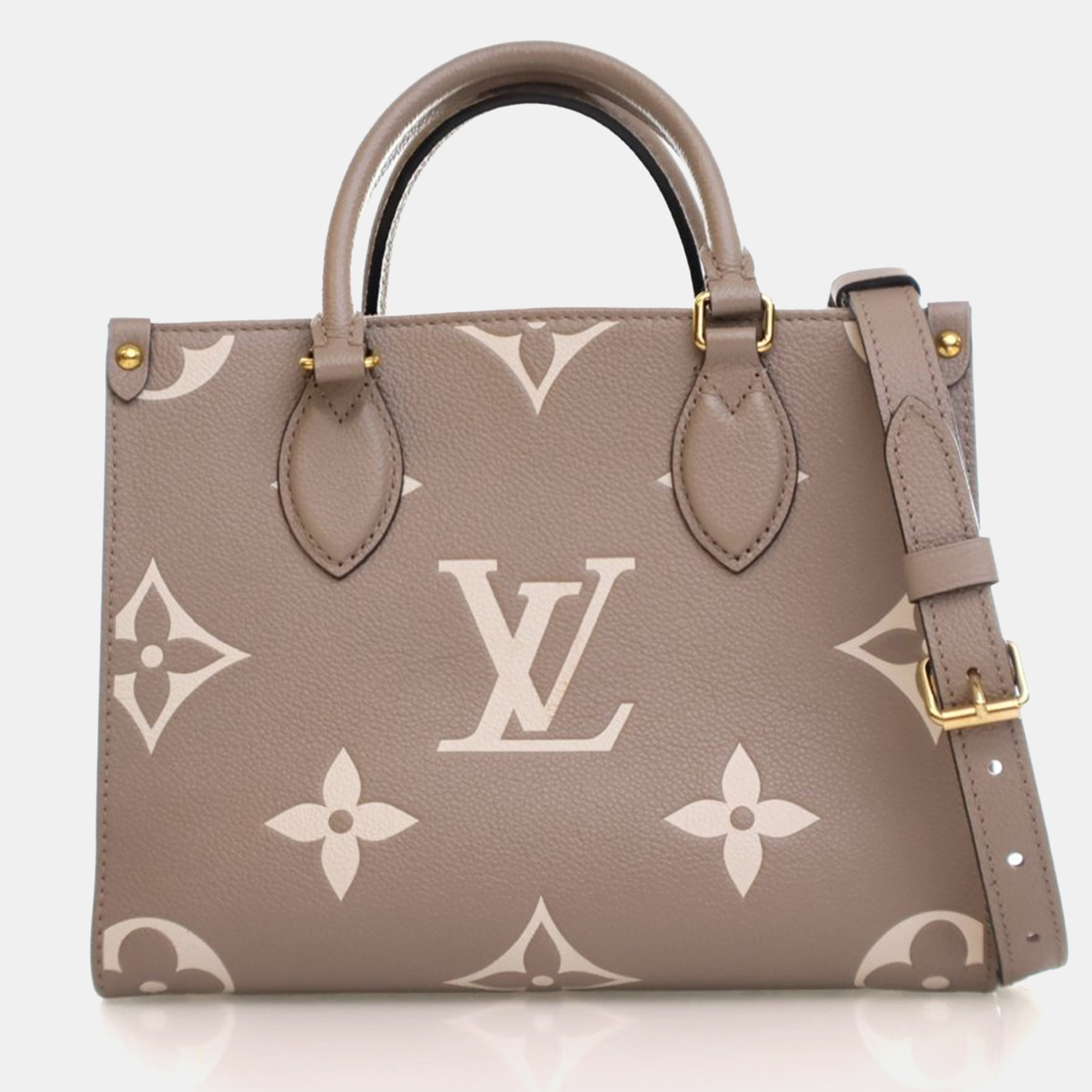

Louis Vuitton Beige Monogram Empreinte Giant OnTheGo PM