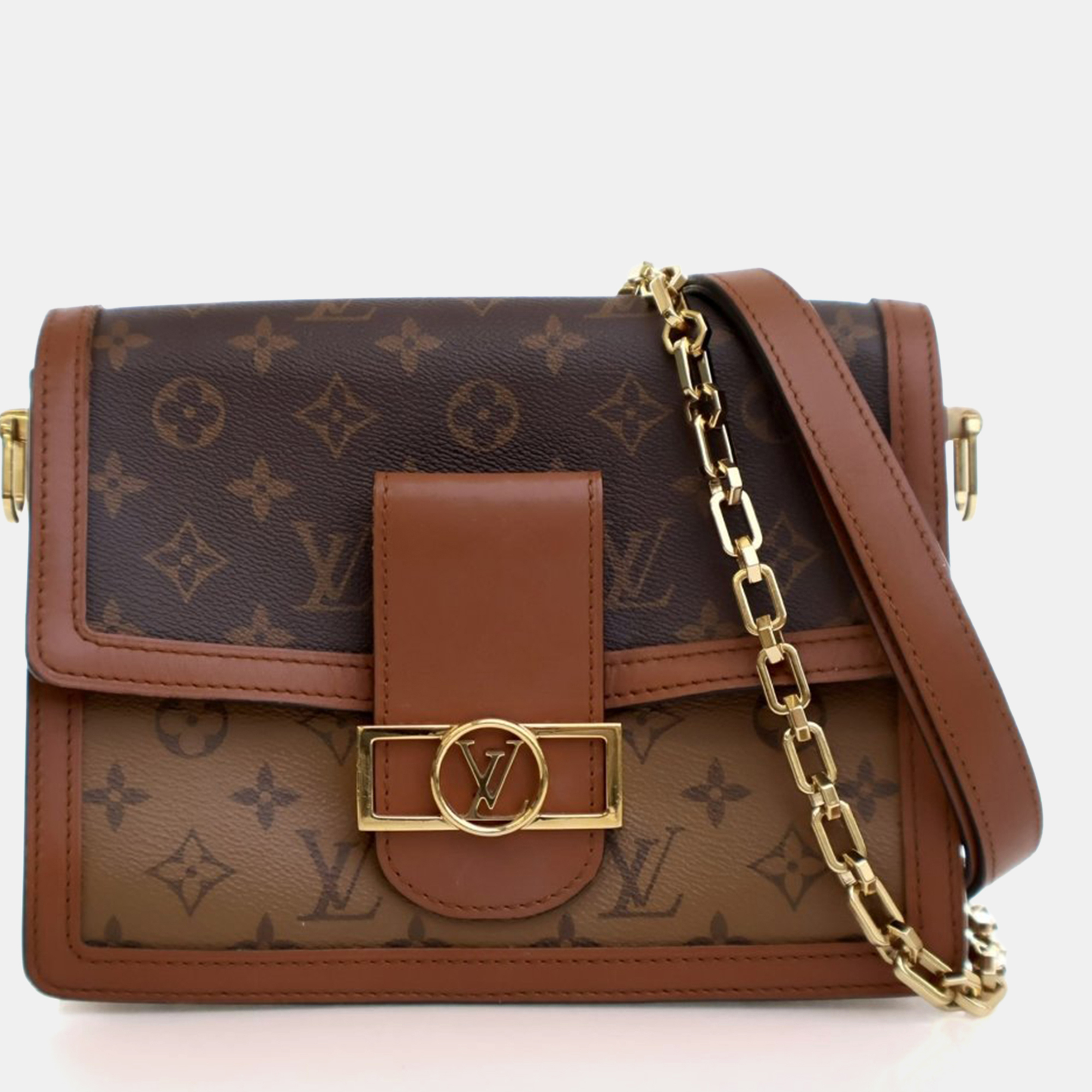 

Louis Vuitton Brown Monogram Dauphine MM