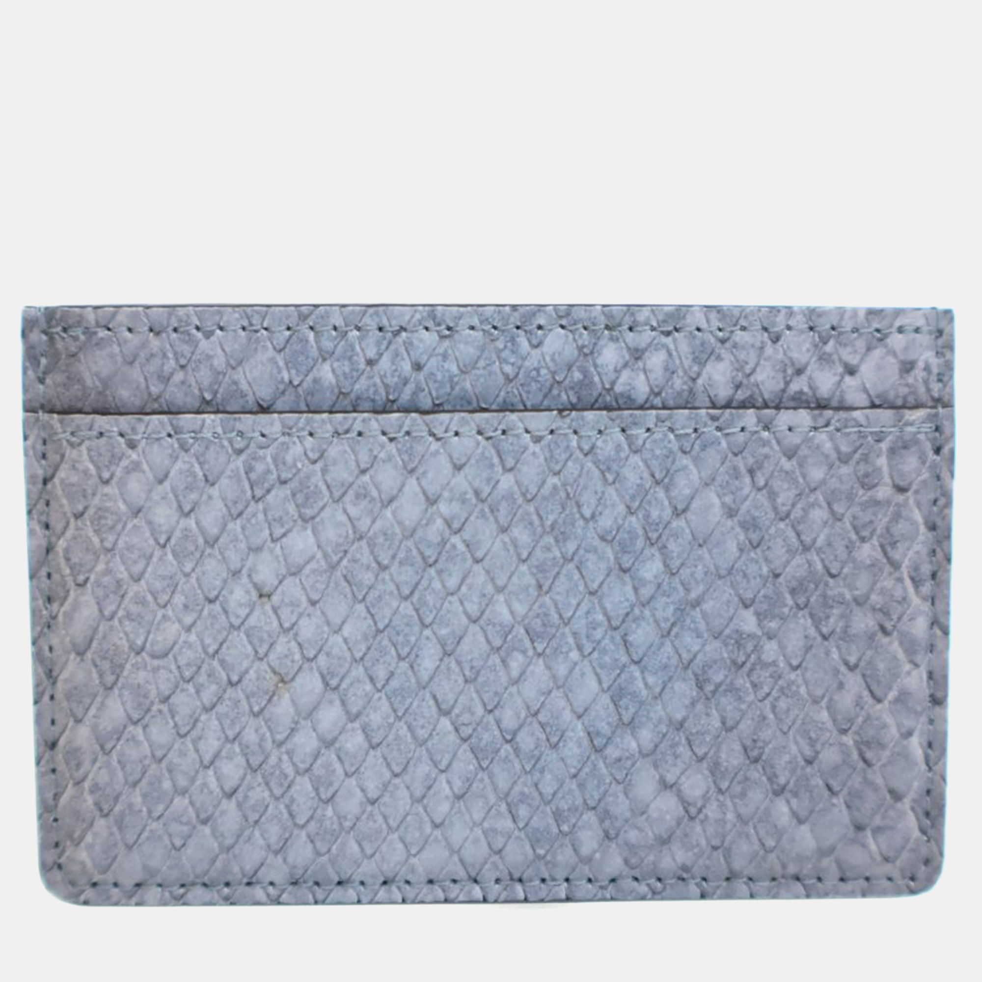 

Louis Vuitton Python Card Holder, Blue