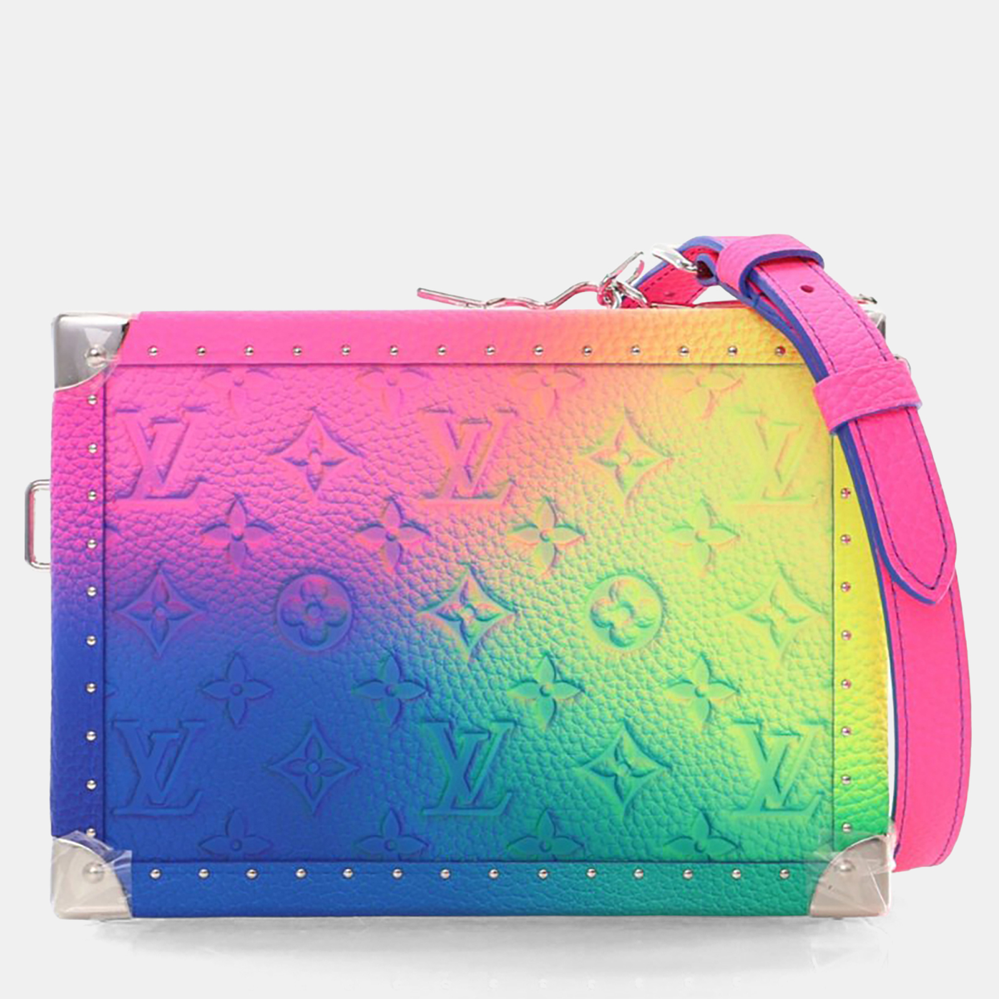

Louis Vuitton Monogram Illusion Trunk Clutch, Multicolor