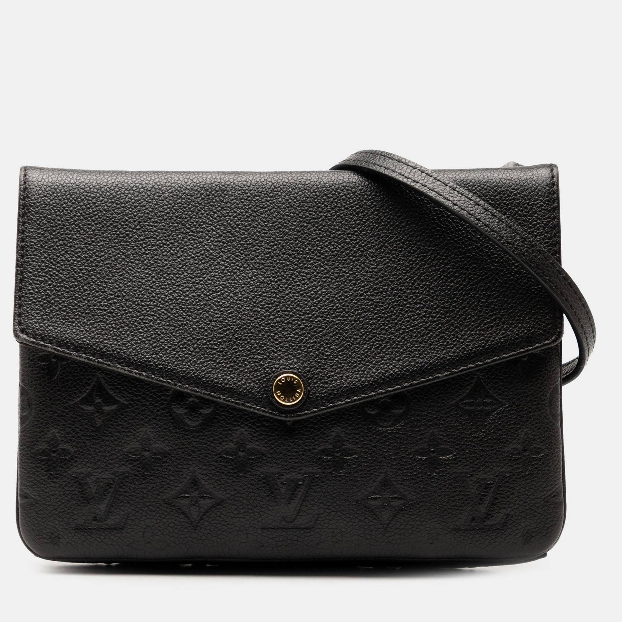 

Louis Vuitton Black Monogram Empreinte Twice