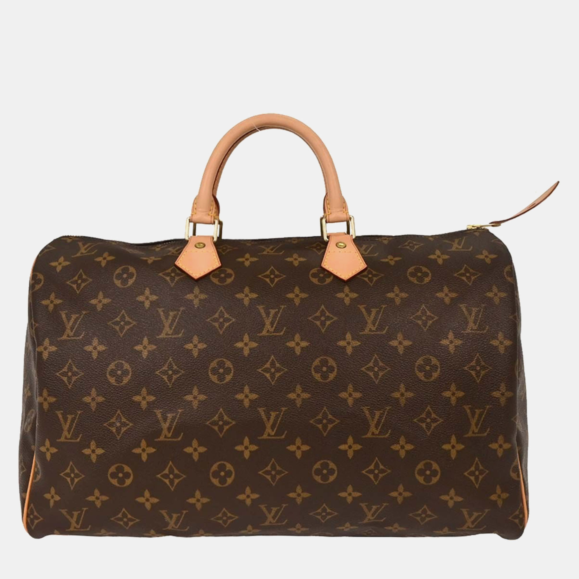 

Louis Vuitton Monogram Speedy 40 Duffle Handbag, Brown