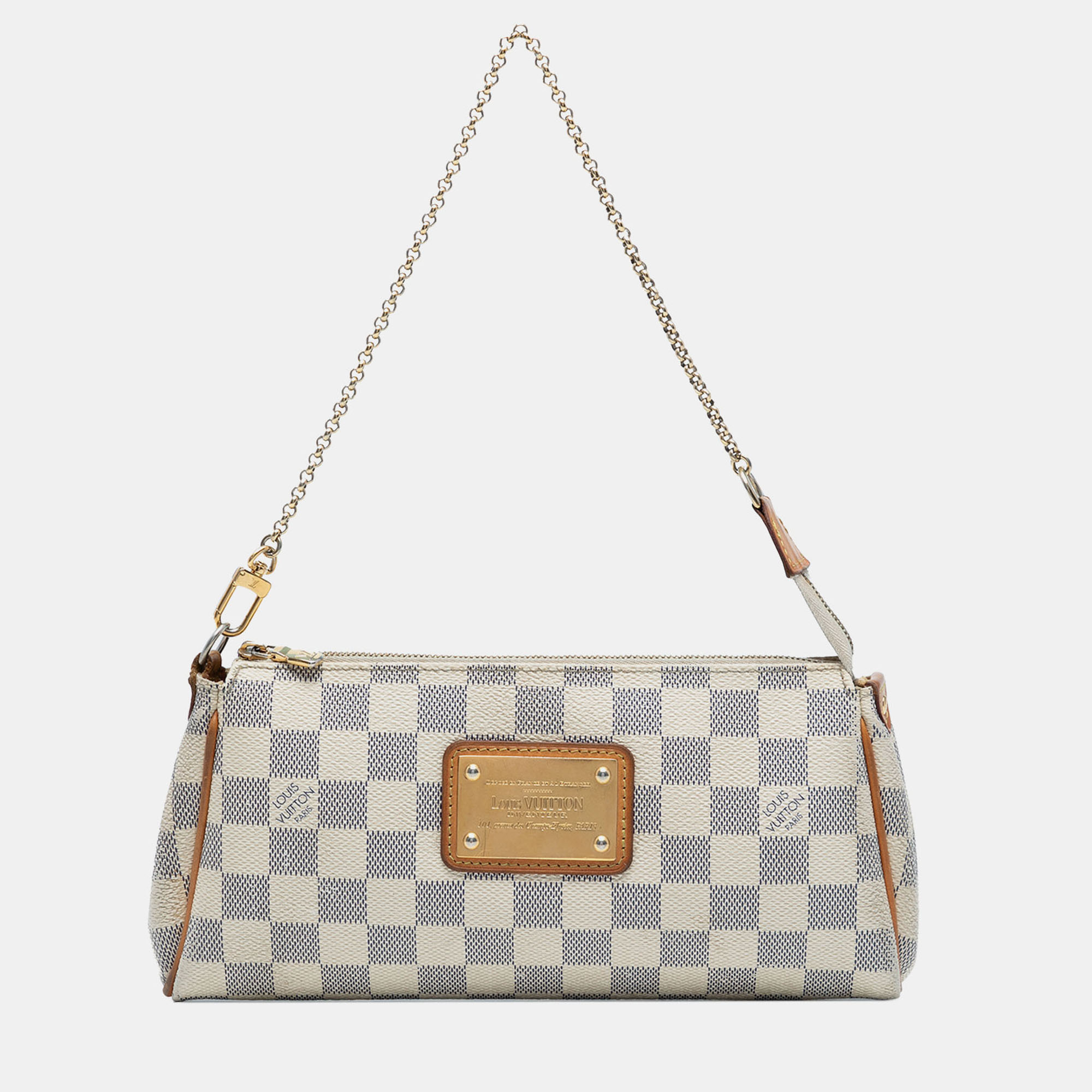 

Louis Vuitton White Damier Azur Eva