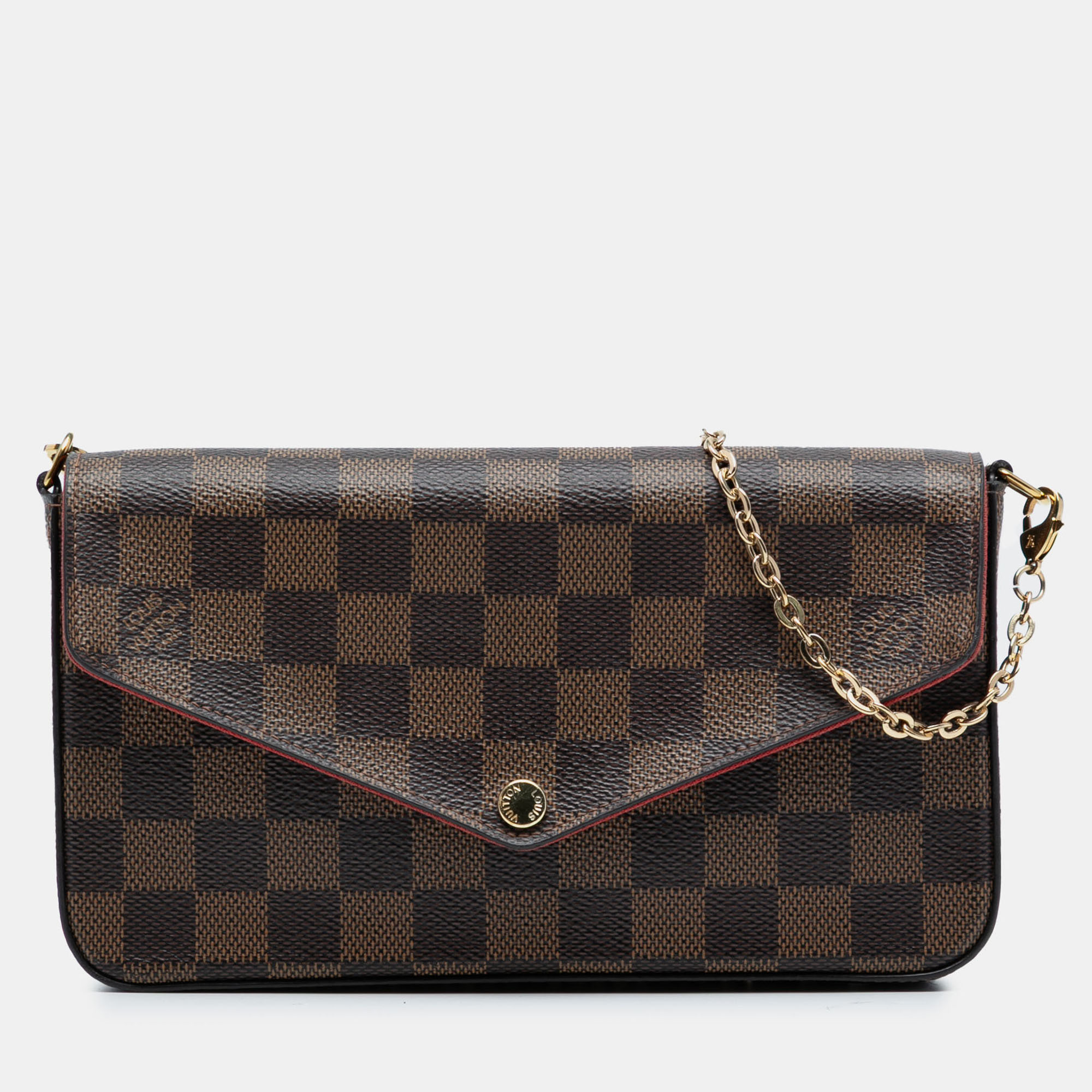 

Louis Vuitton Brown Damier Ebene Pochette Felicie