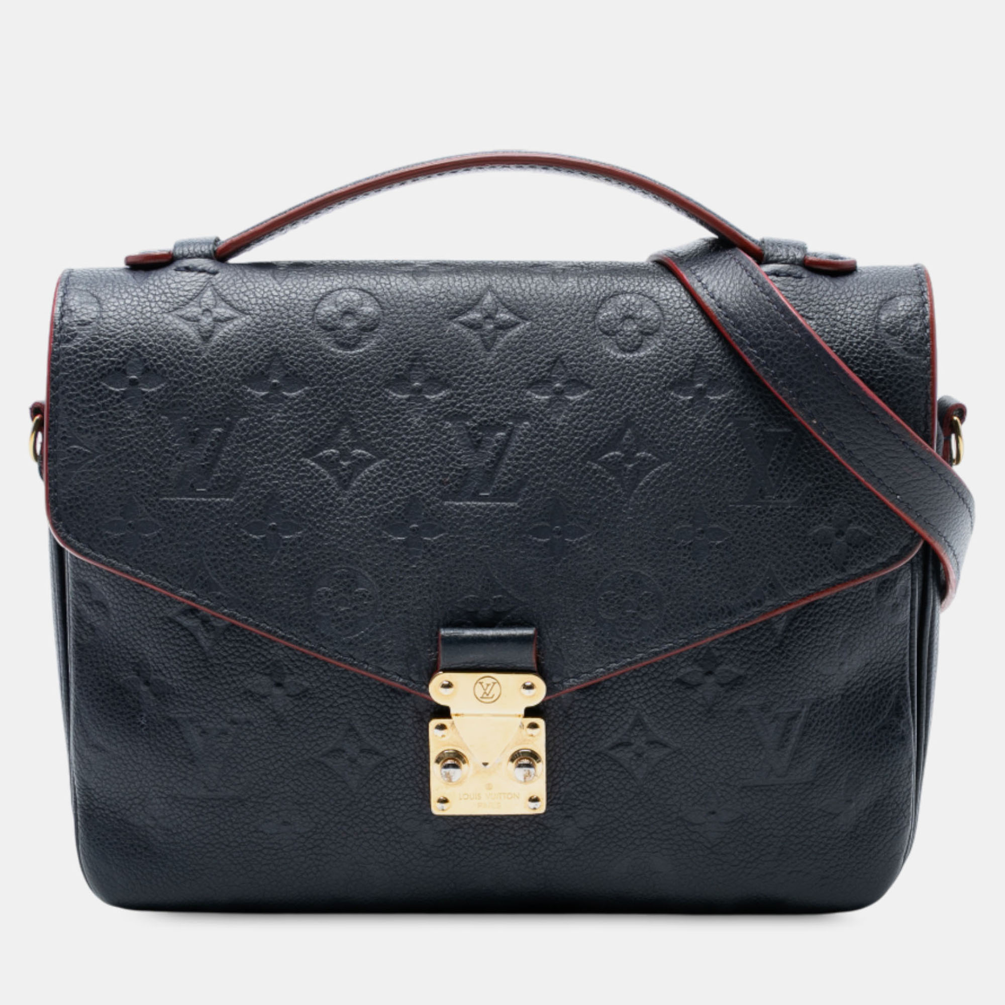 

Louis Vuitton Blue Monogram Empreinte Pochette Metis