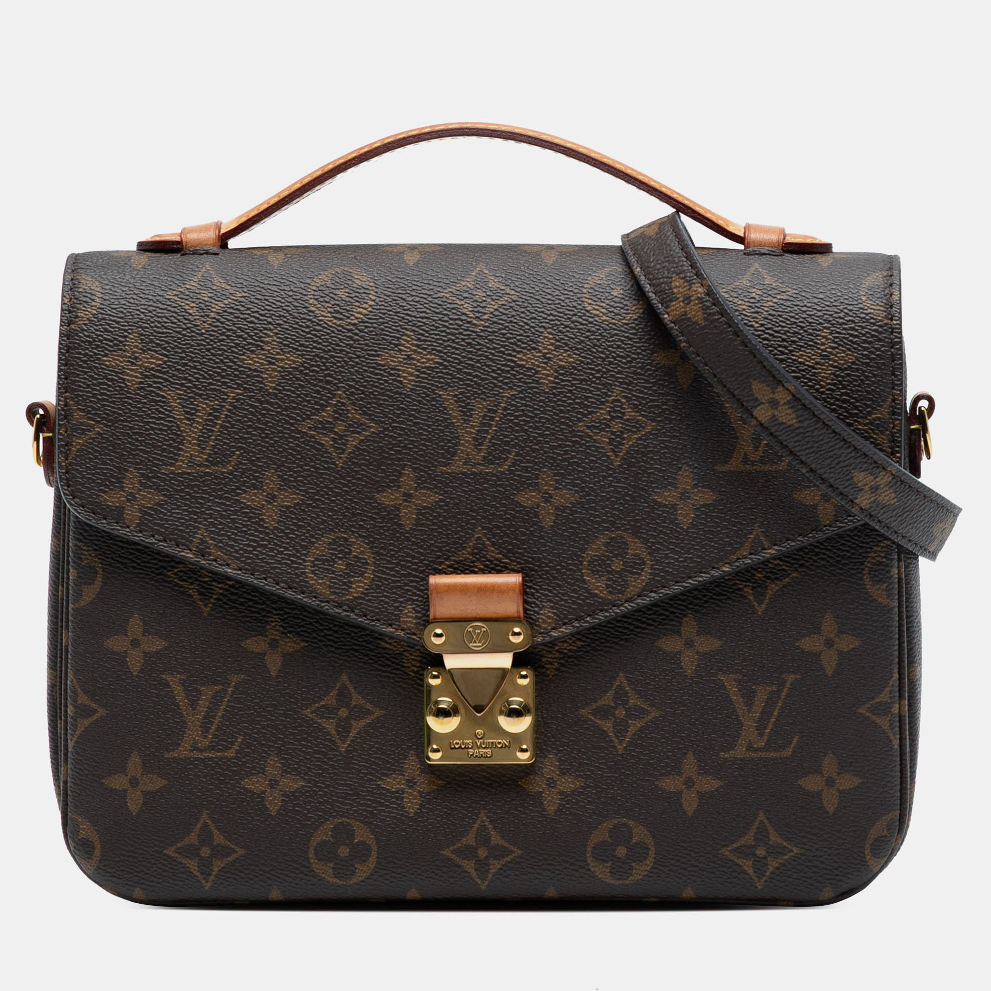 

Louis Vuitton Brown Monogram Pochette Metis