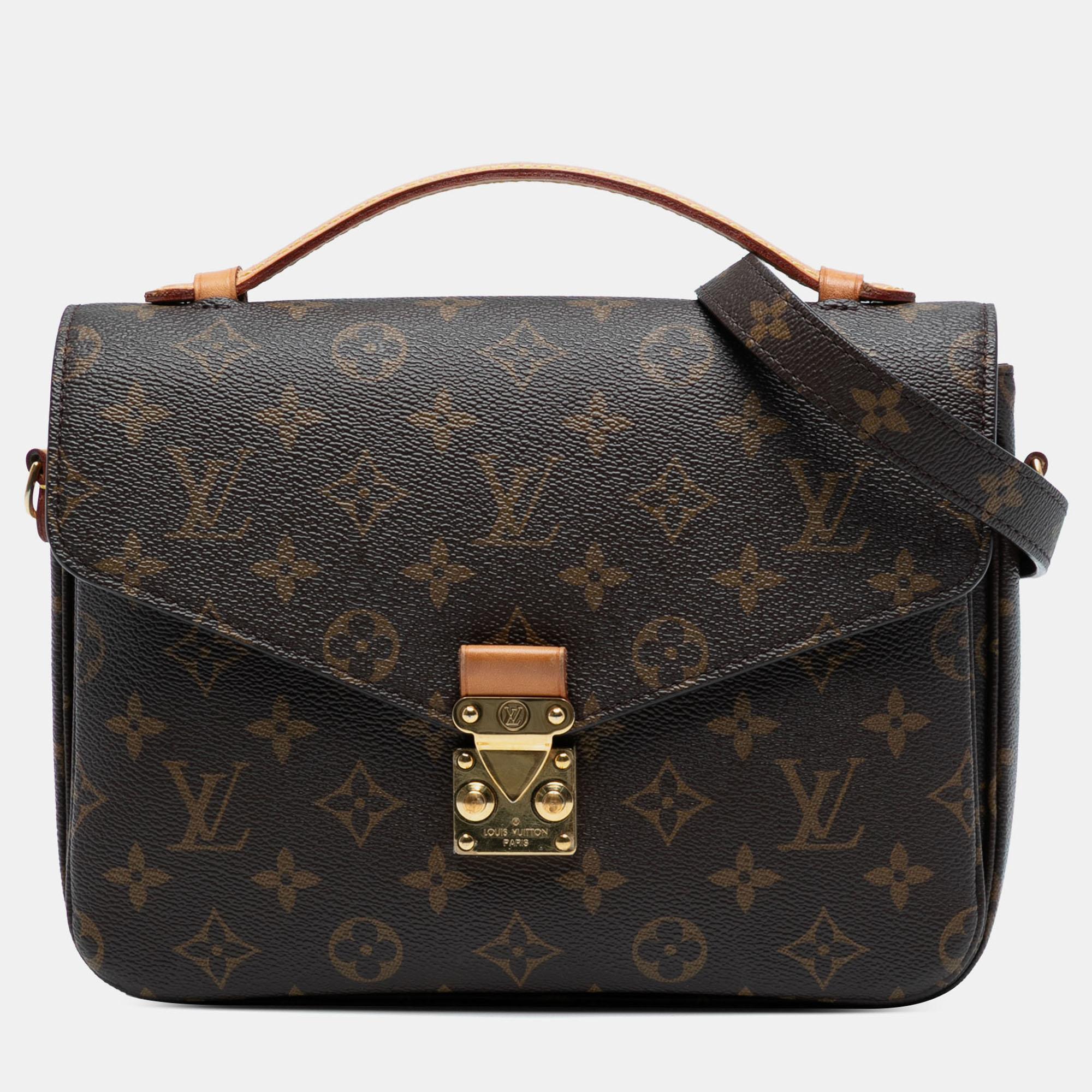 

Louis Vuitton Brown Monogram Pochette Metis
