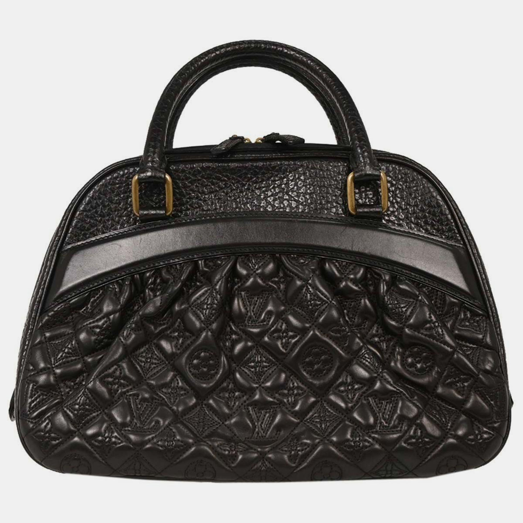 

Louis Vuitton Black Monogram Vienna Mitzi Handbag