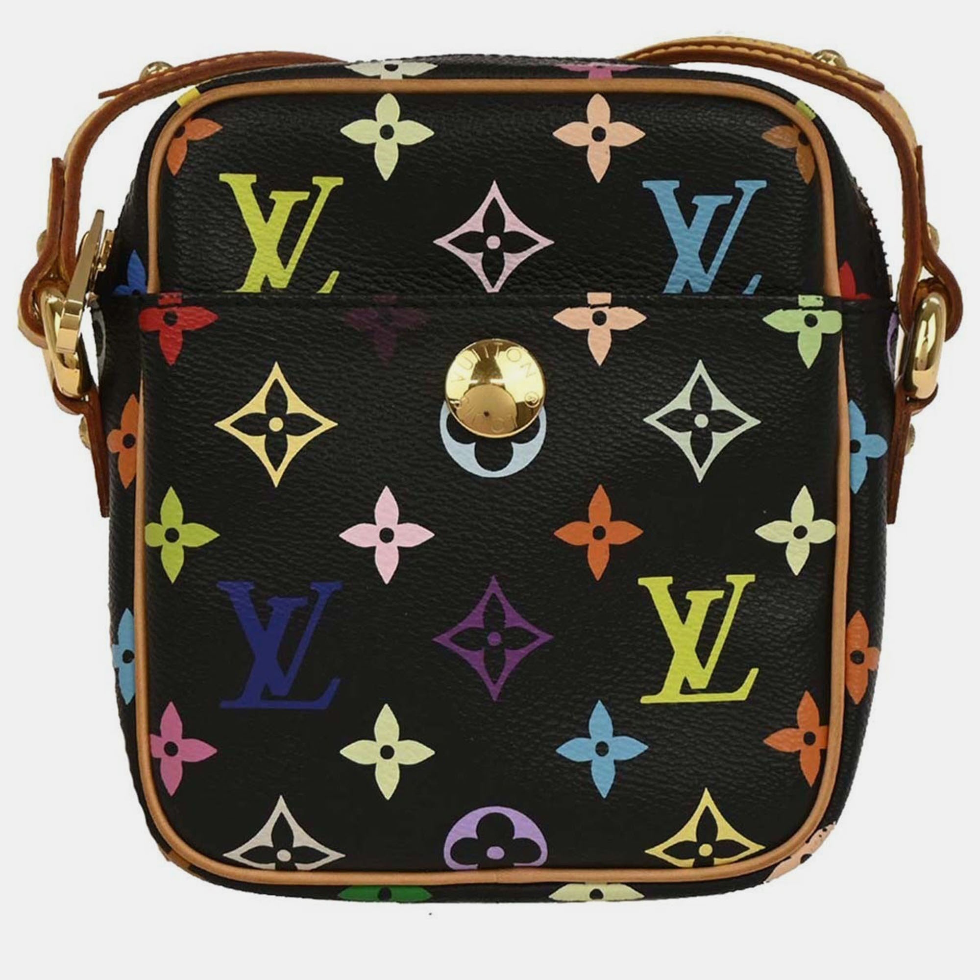 

Louis Vuitton Black Monogram Multicolor Rift Shoulder Bag
