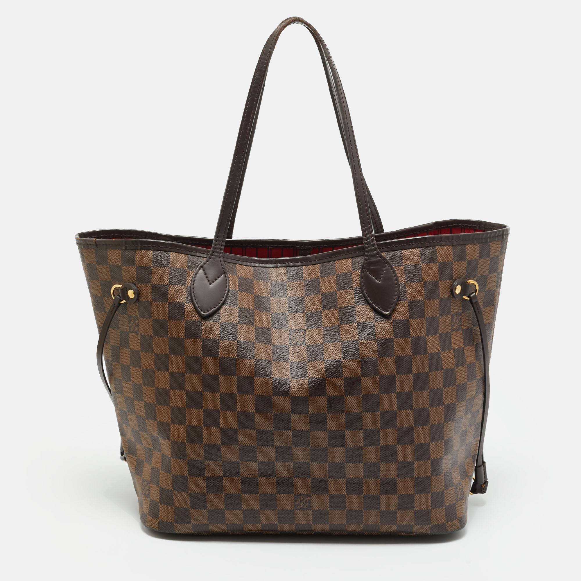 

Louis Vuitton Damier Ebene Canvas Neverfull MM Bag, Brown