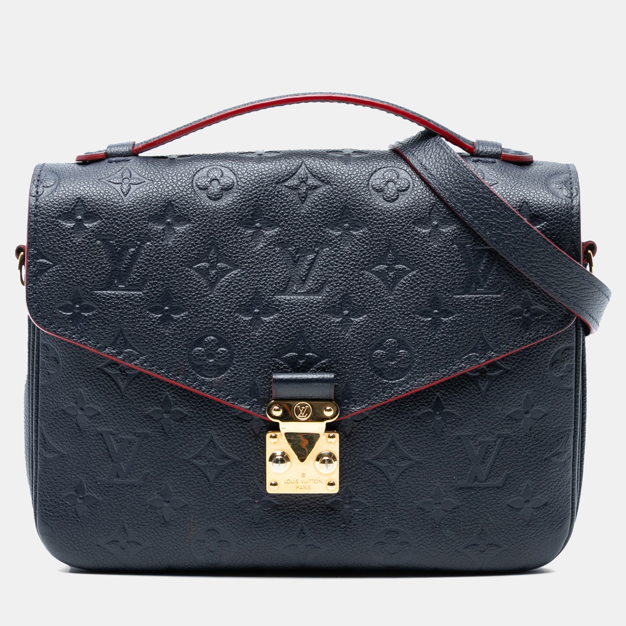 

Louis Vuitton Blue Monogram Empreinte Pochette Metis