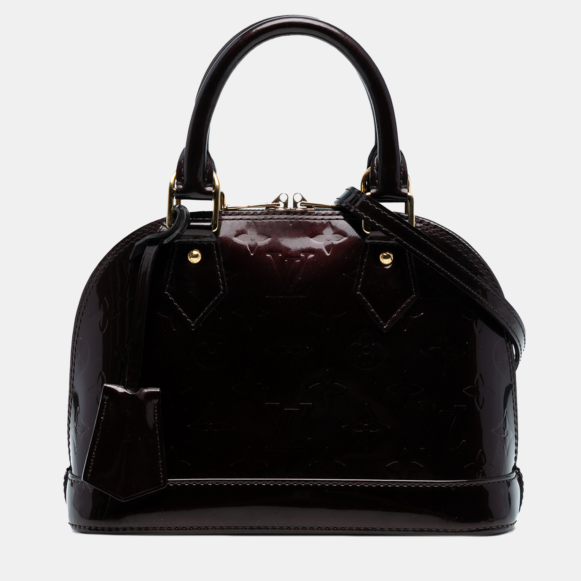 

Louis Vuitton Purple Monogram Vernis Alma BB