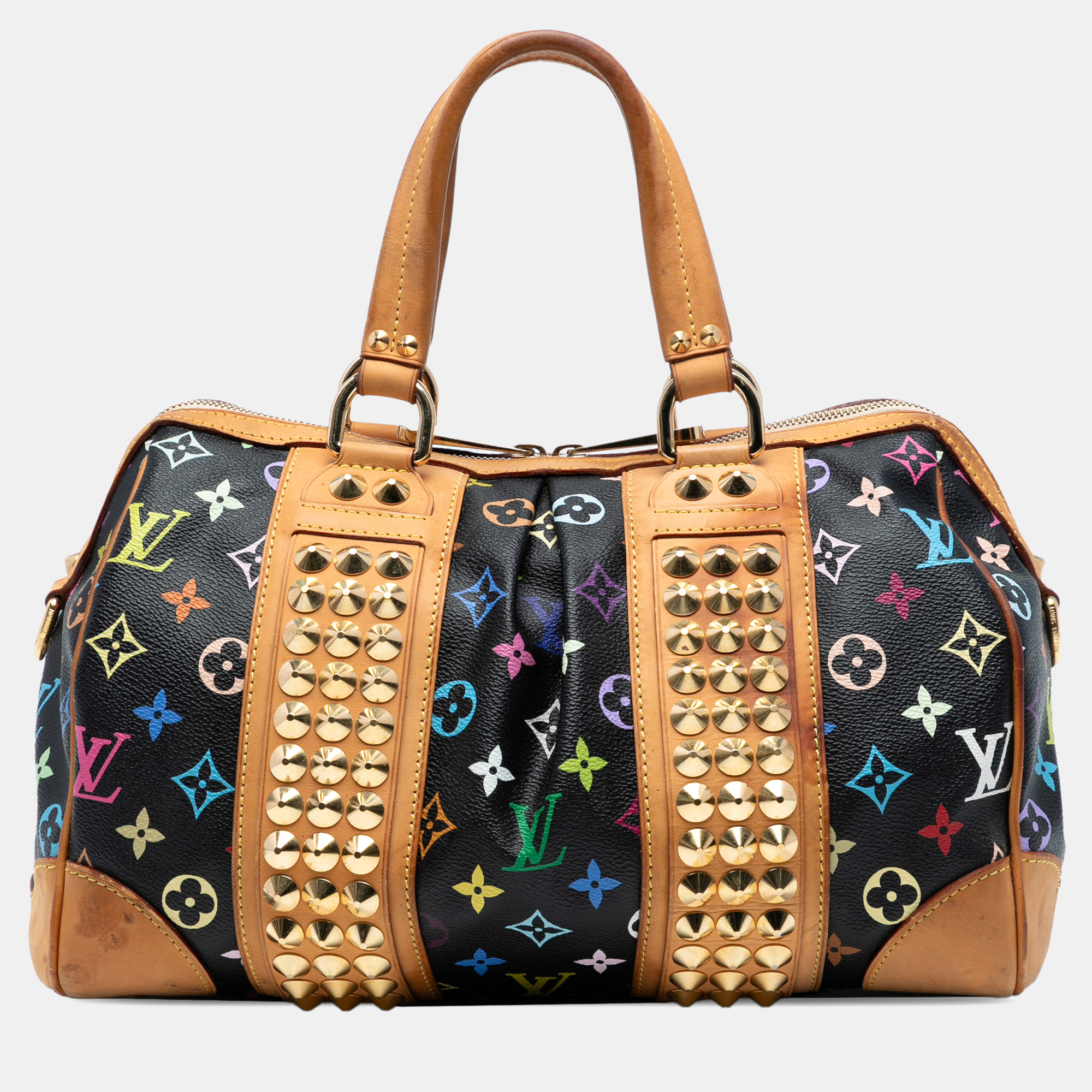 

Louis Vuitton Black Monogram Multicolore Courtney MM